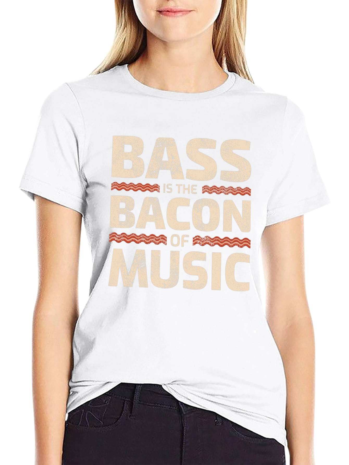 Bass is the Bacon of Music Graphic Tee