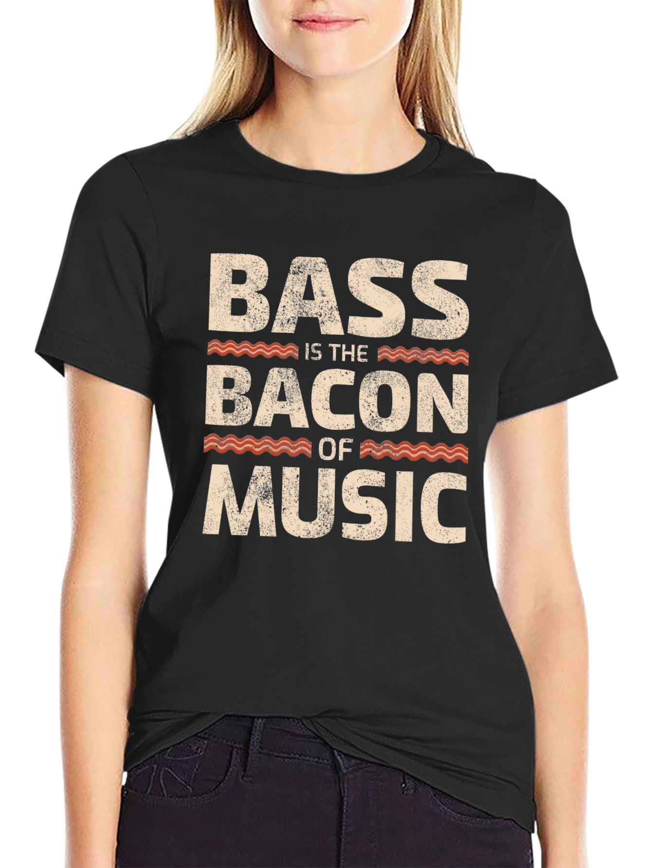 Bass is the Bacon of Music Graphic Tee
