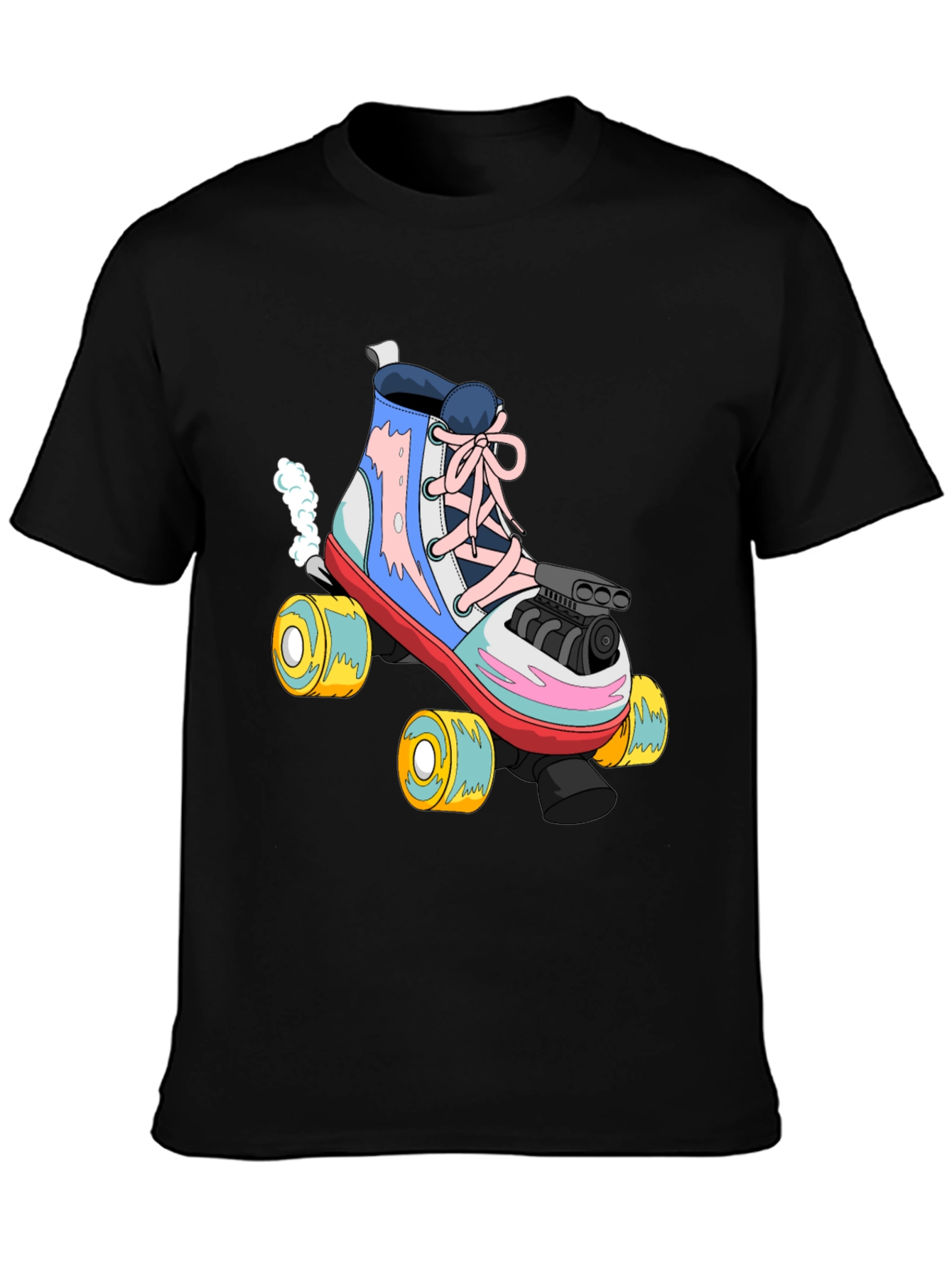 Cool Roller Skate Cartoon Tee