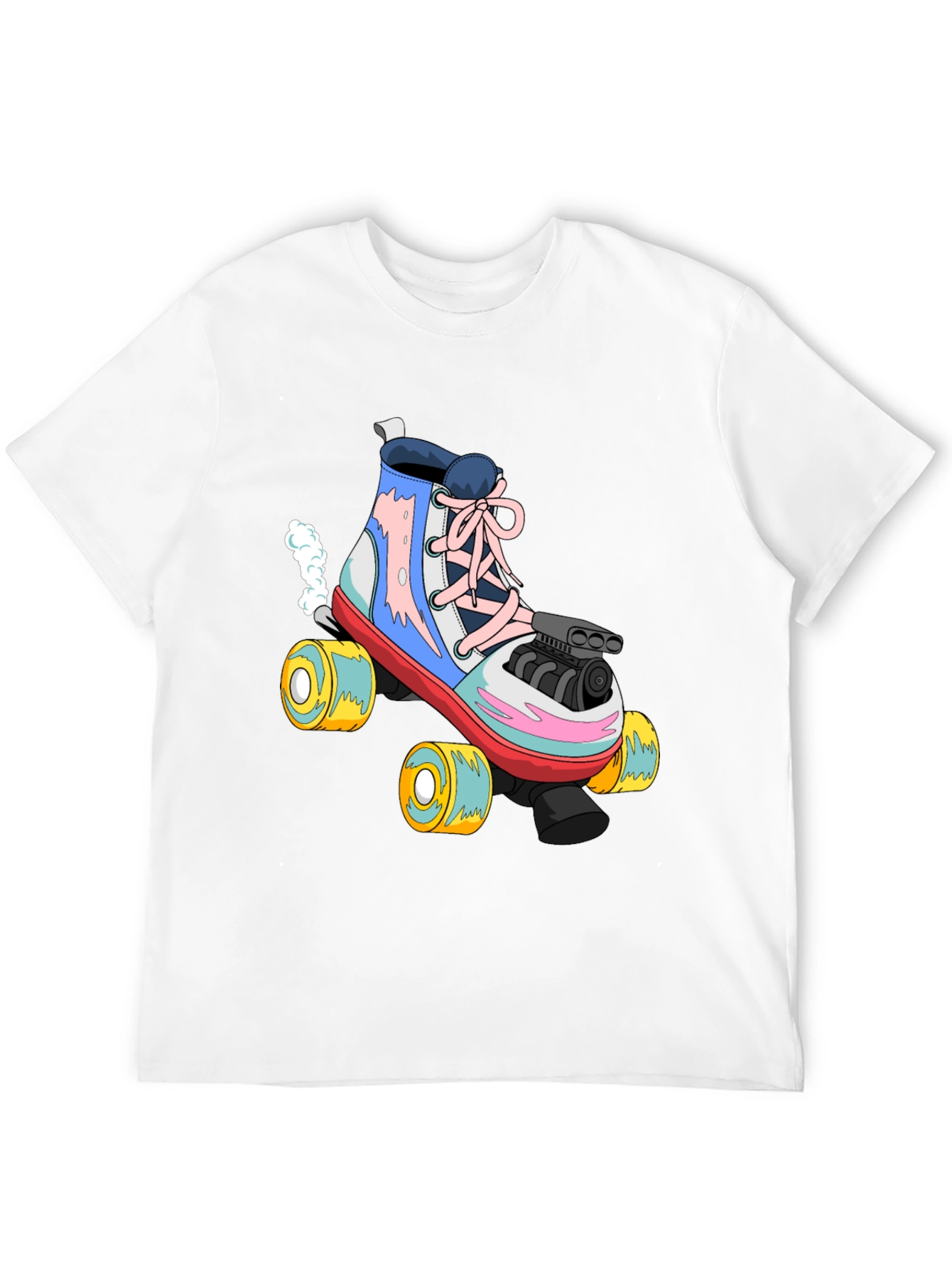 Cool Roller Skate Cartoon Tee
