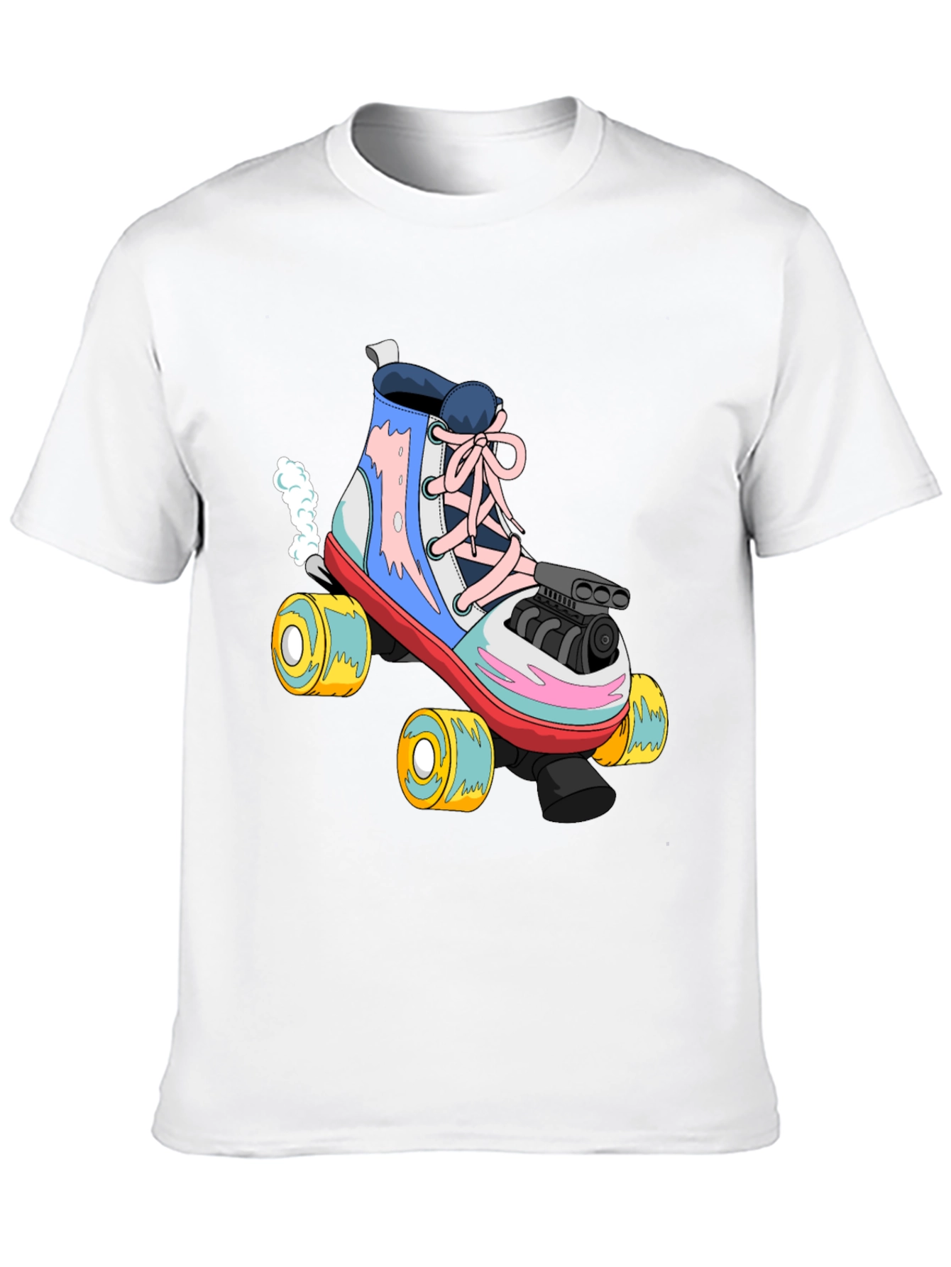 Cool Roller Skate Cartoon Tee