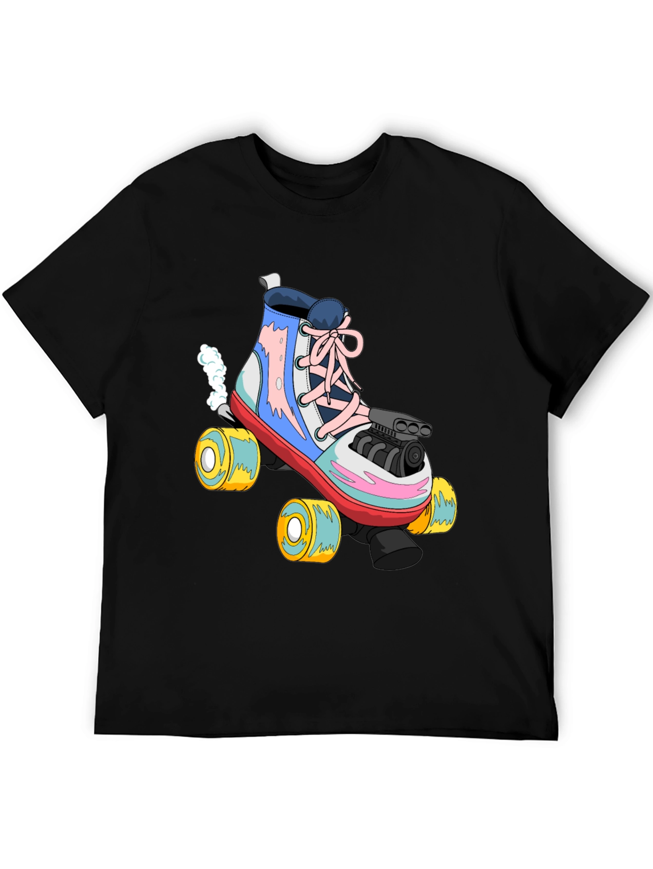 Cool Roller Skate Cartoon Tee
