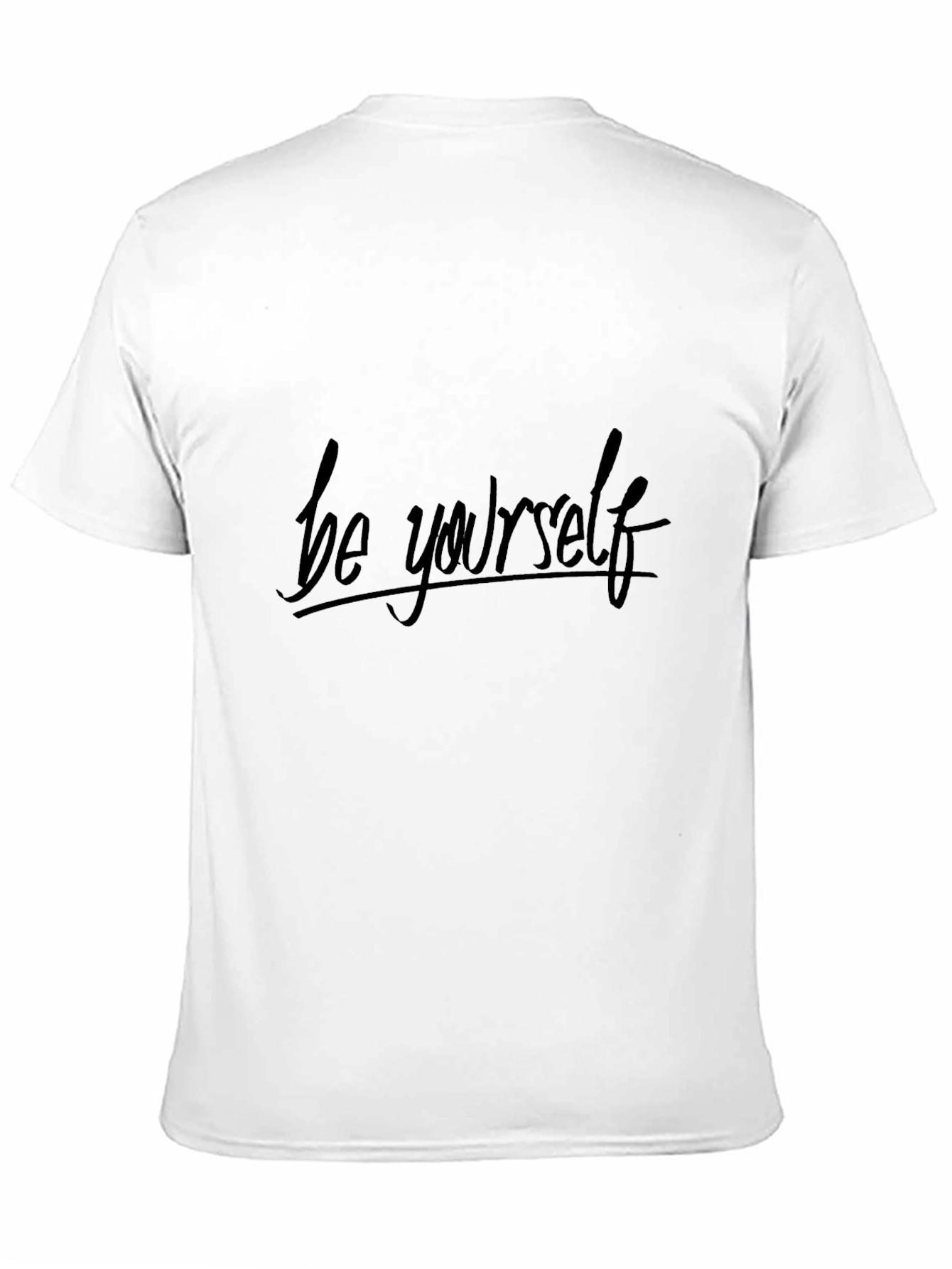 Be Yourself Black T-Shirt