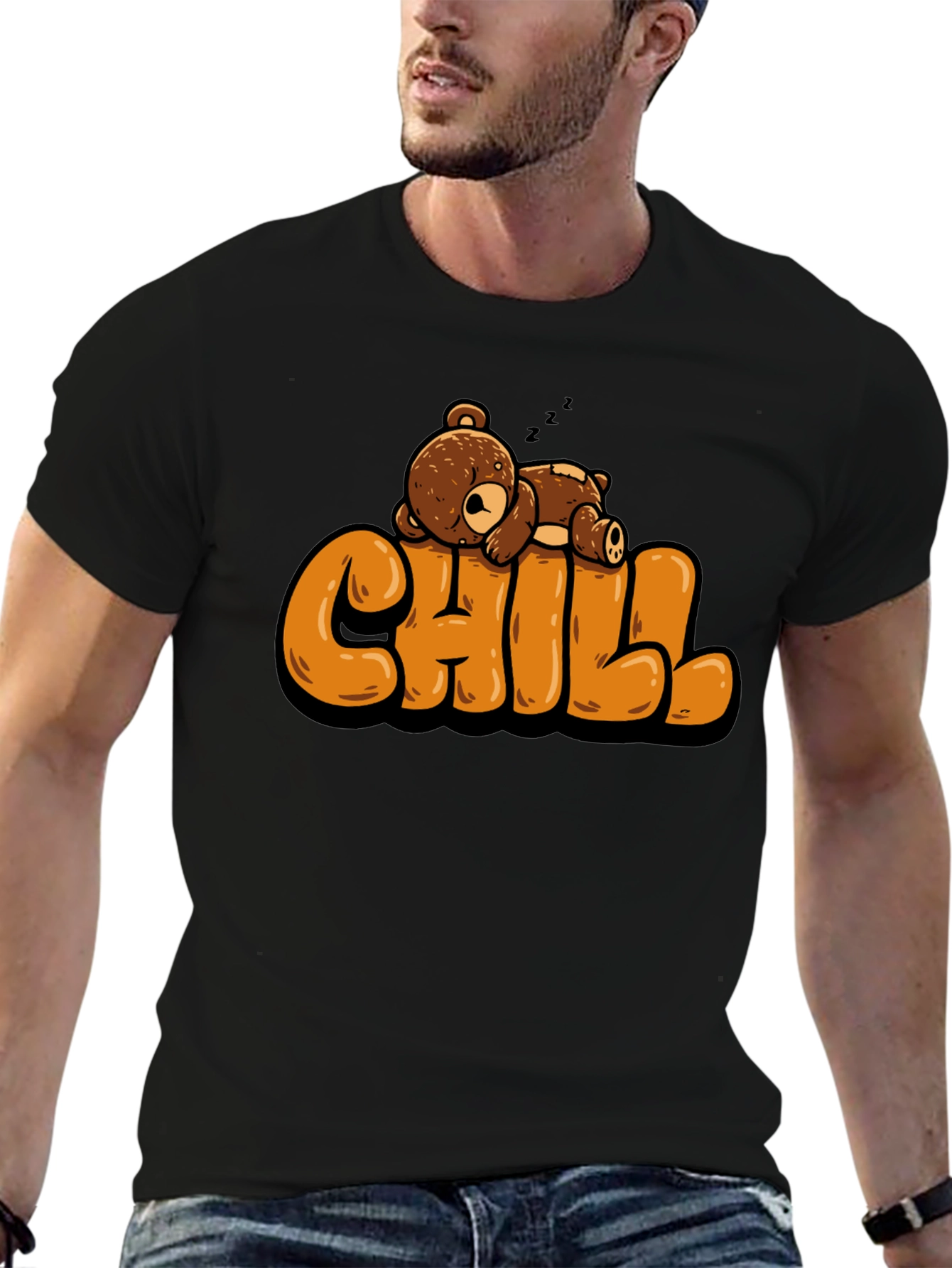 Chill Bear T-Shirt - Relaxed Style