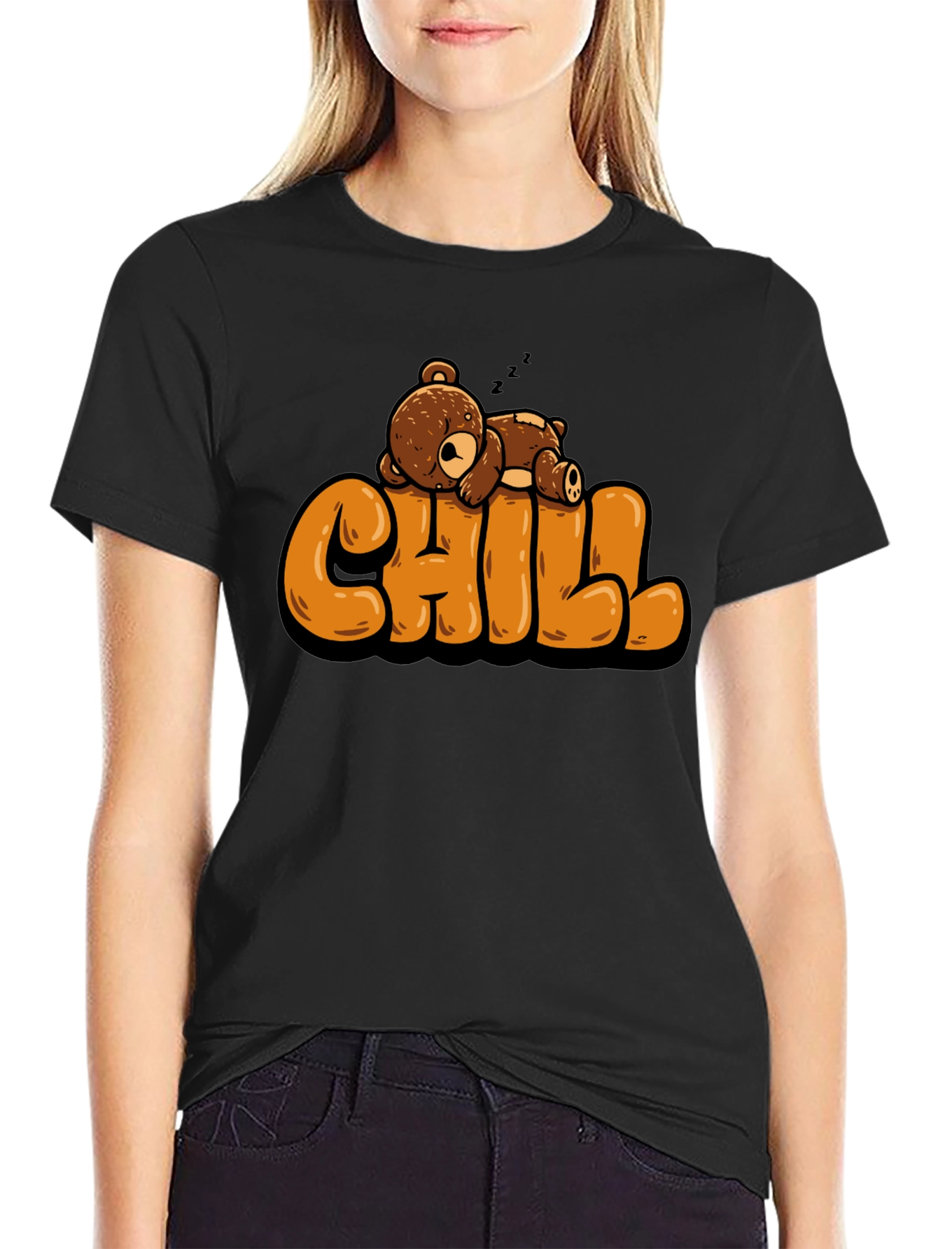 Chill Bear T-Shirt - Relaxed Style
