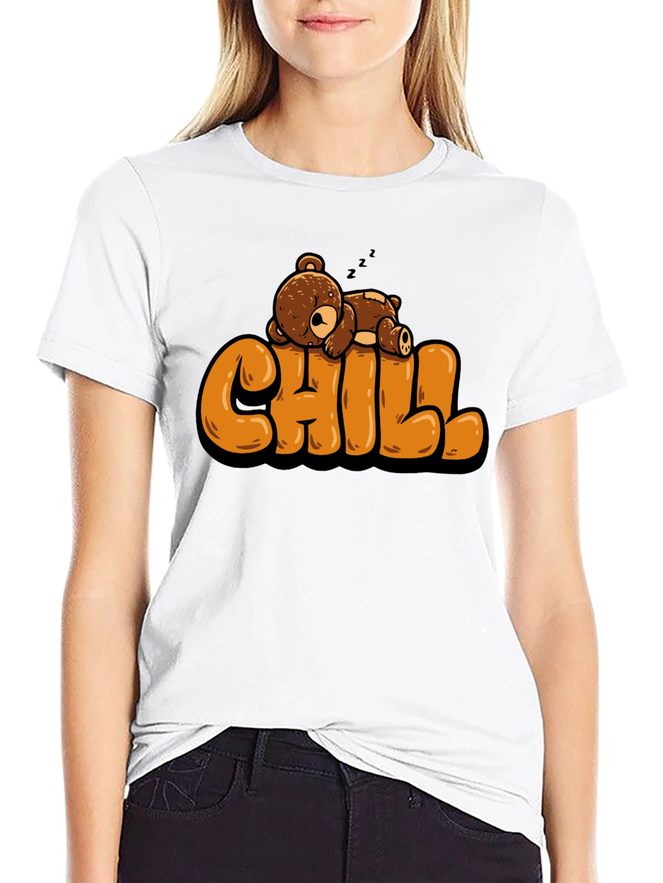 Chill Bear T-Shirt - Relaxed Style