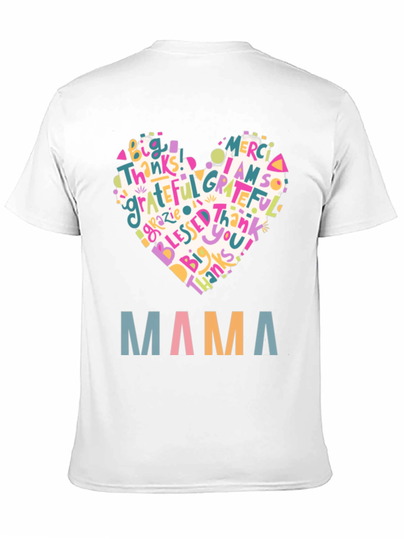 Mama Heart Graphic T-Shirt - Gratitude & Love