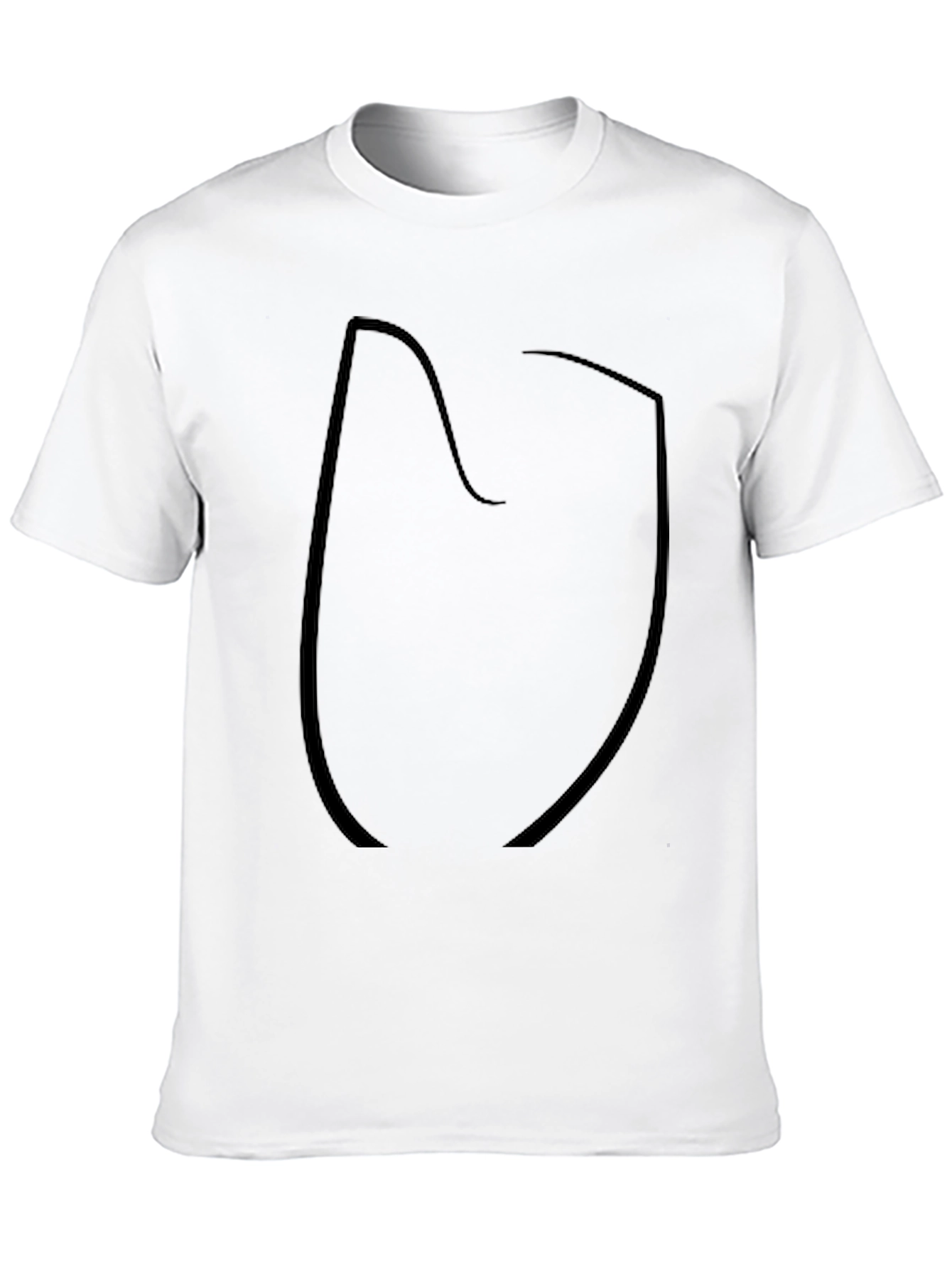 Mens Black Short Sleeve Graphic T-Shirt