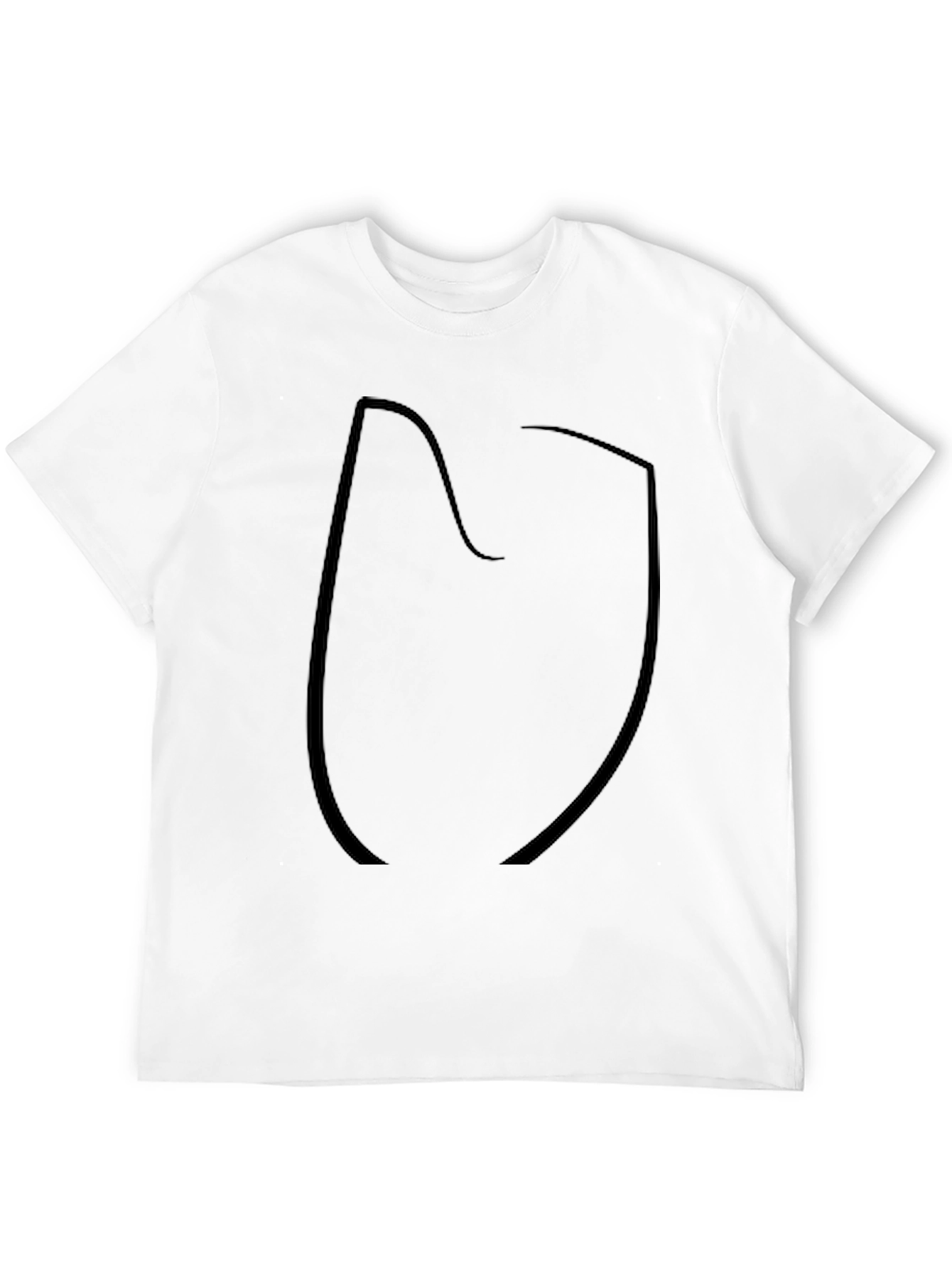 Mens Black Short Sleeve Graphic T-Shirt