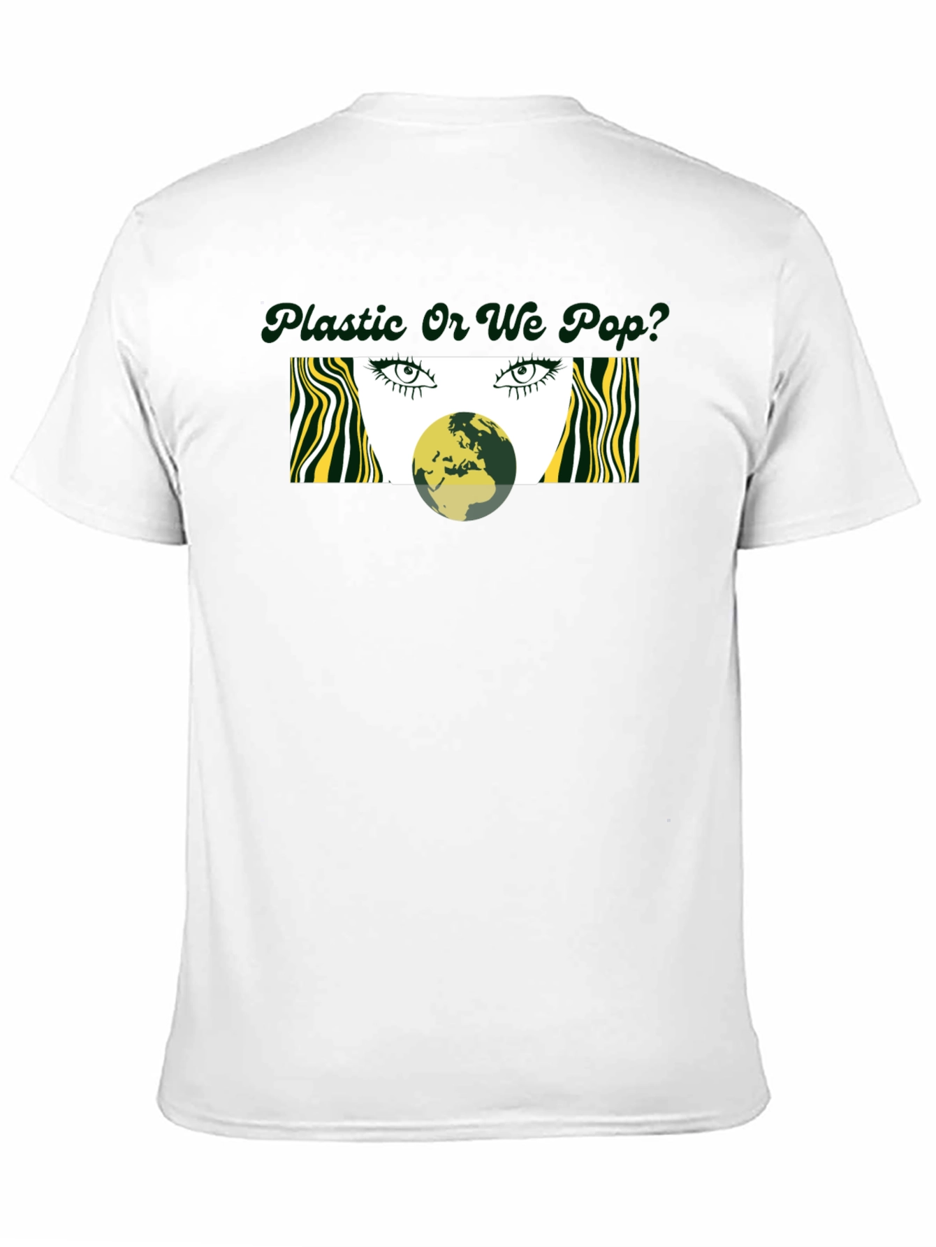 Earth Bubble Graphic Tee - Eco-Conscious Fashion