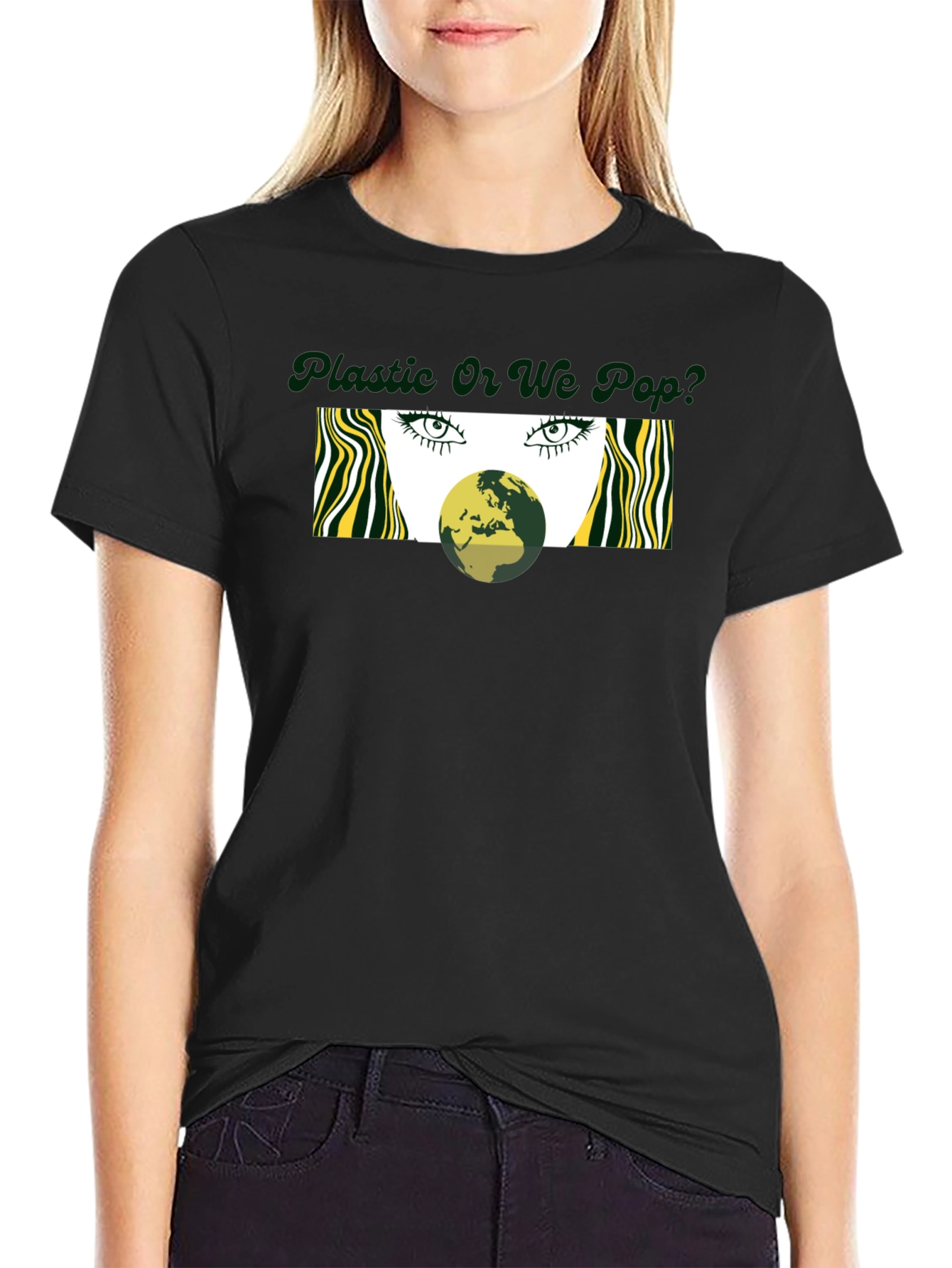 Earth Bubble Graphic Tee - Eco-Conscious Fashion
