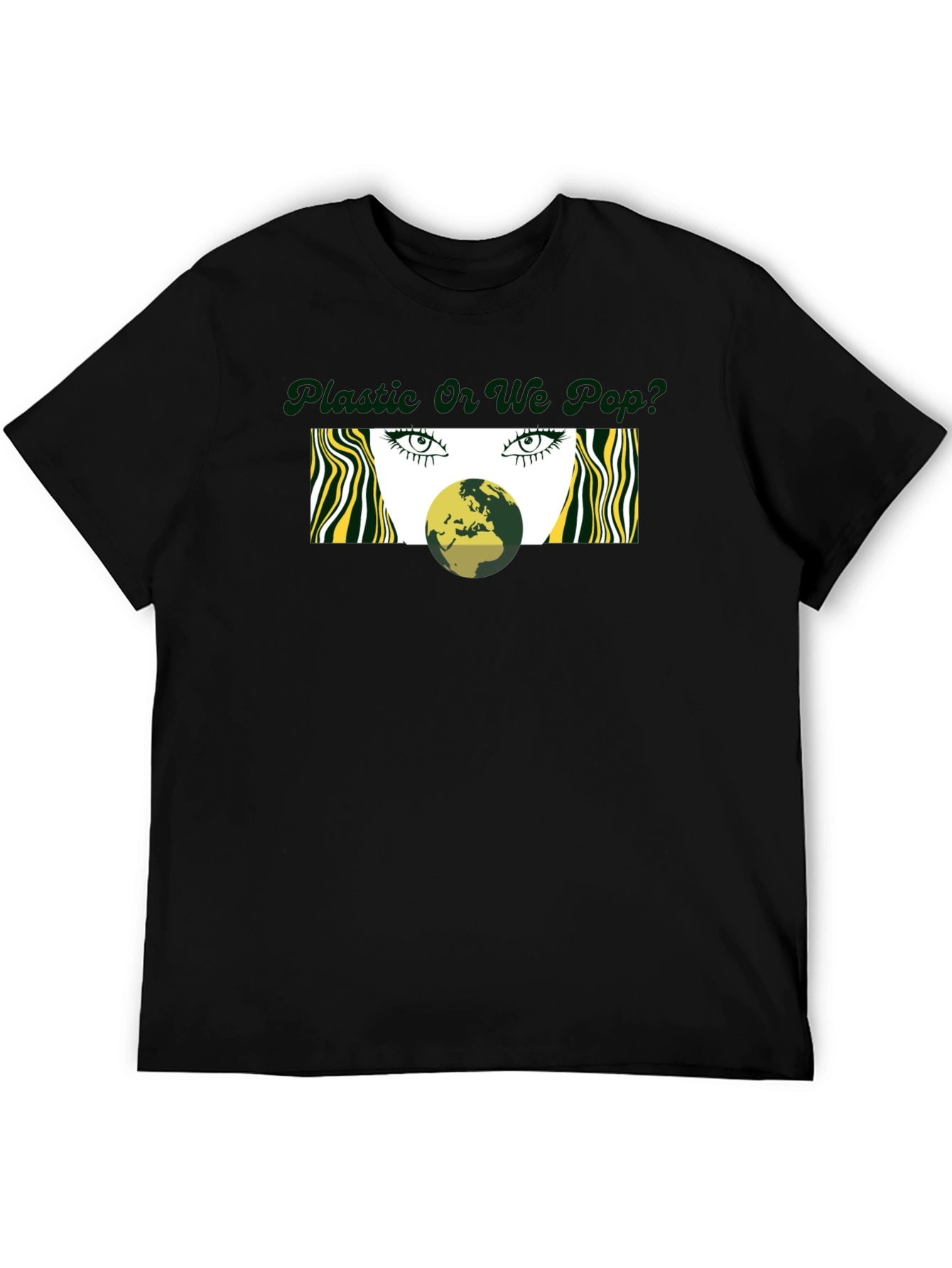 Earth Bubble Graphic Tee - Eco-Conscious Fashion