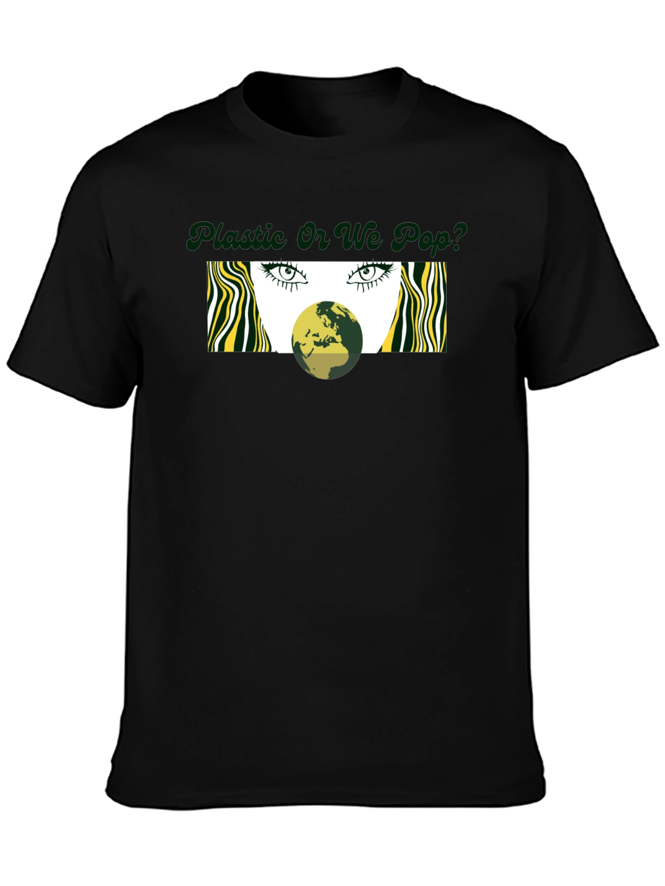 Earth Bubble Graphic Tee - Eco-Conscious Fashion