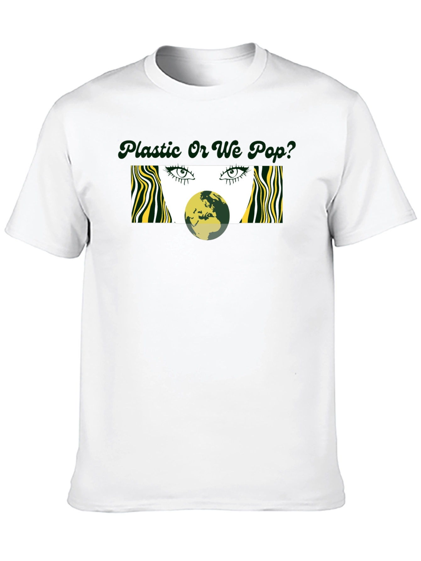 Earth Bubble Graphic Tee - Eco-Conscious Fashion
