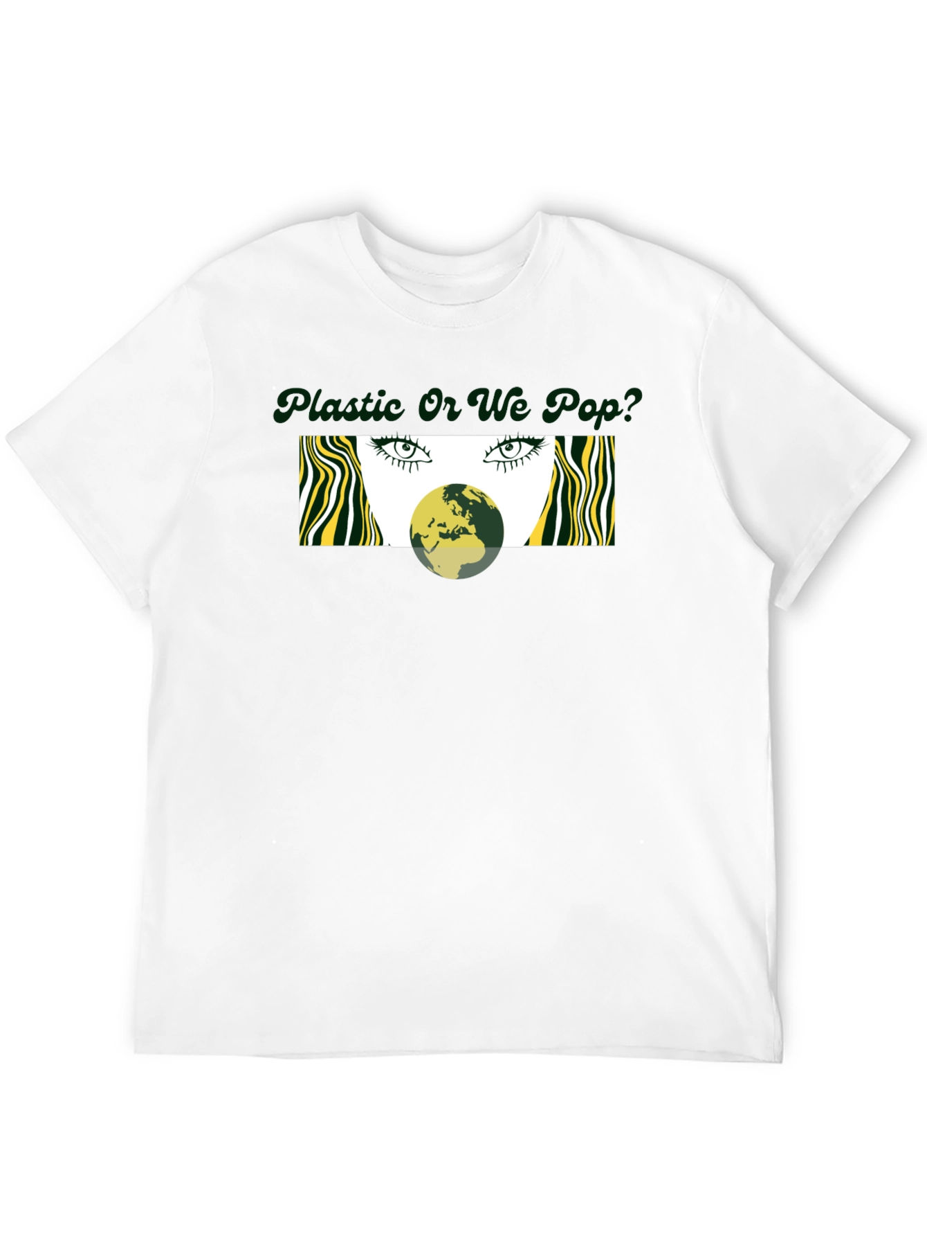 Earth Bubble Graphic Tee - Eco-Conscious Fashion