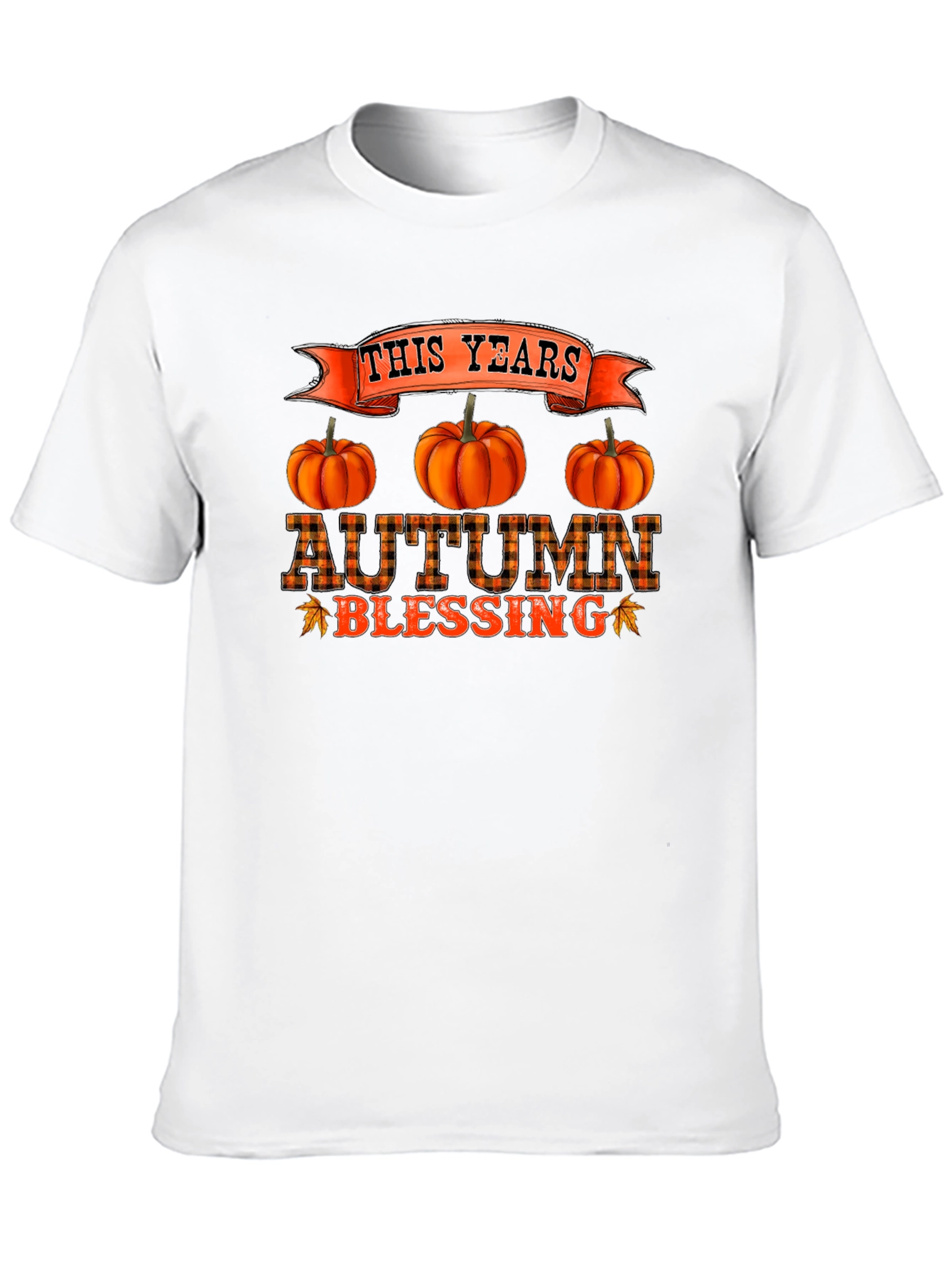 Autumn Blessing Black T-Shirt