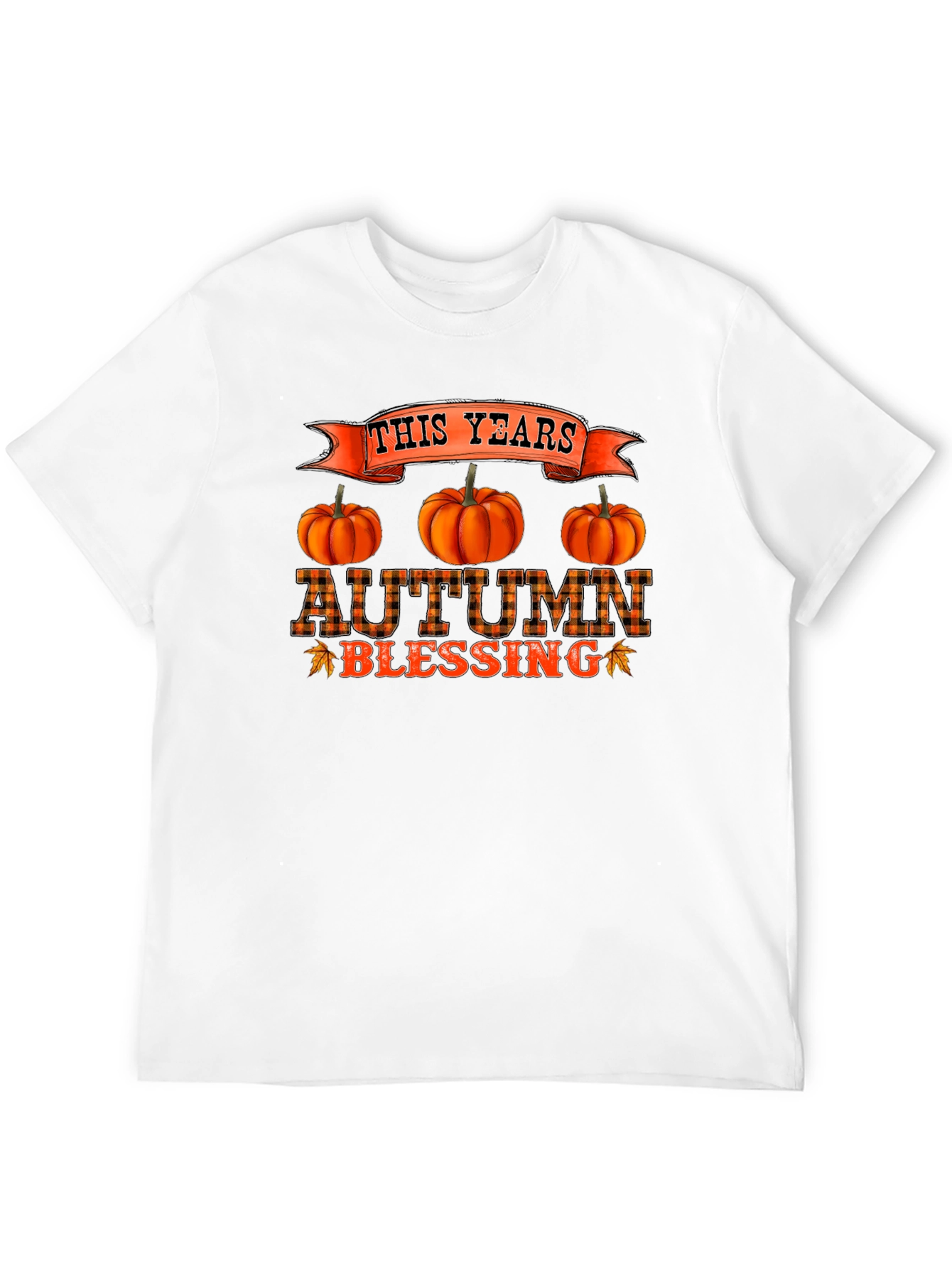 Autumn Blessing Black T-Shirt