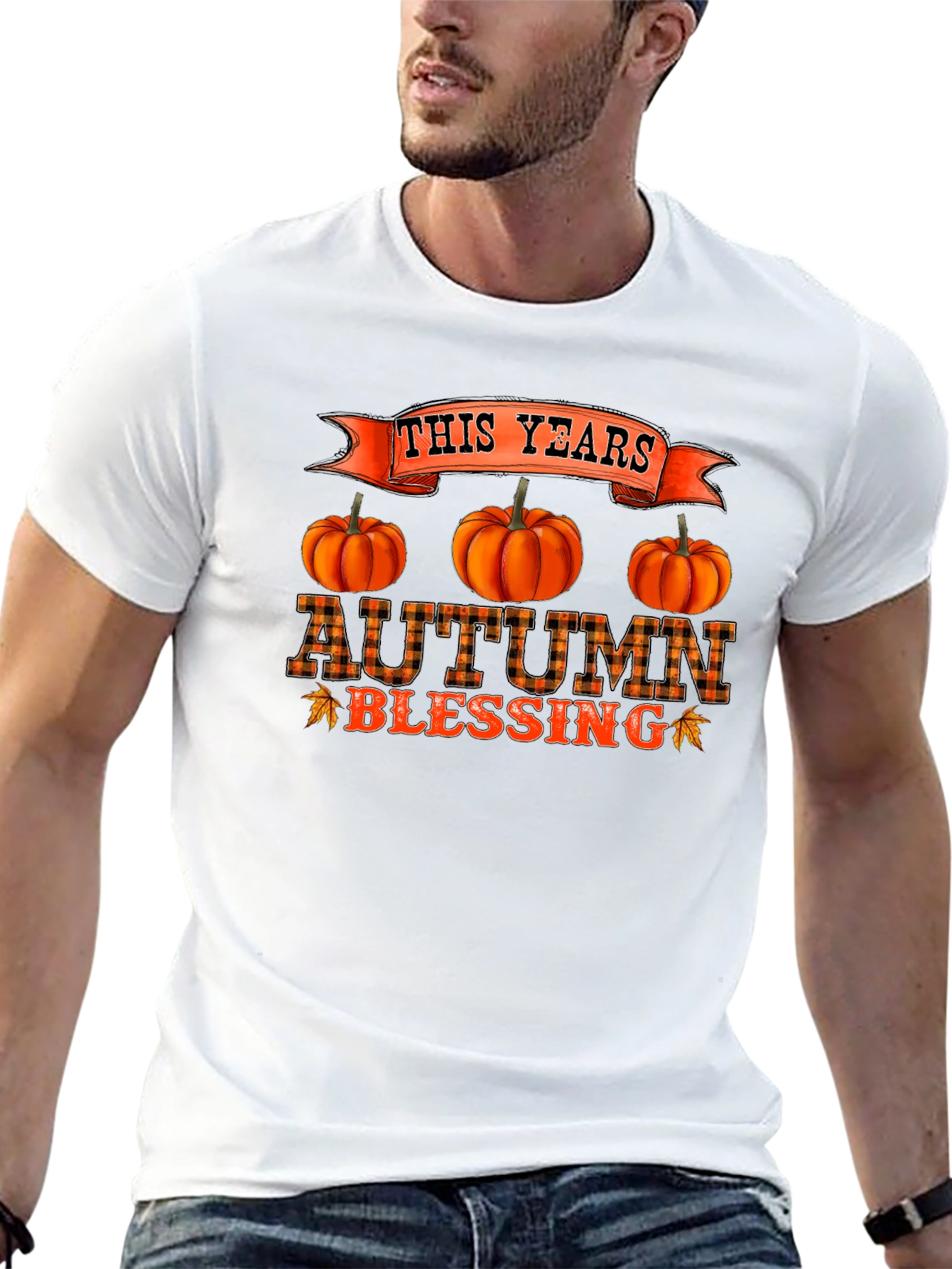 Autumn Blessing Black T-Shirt