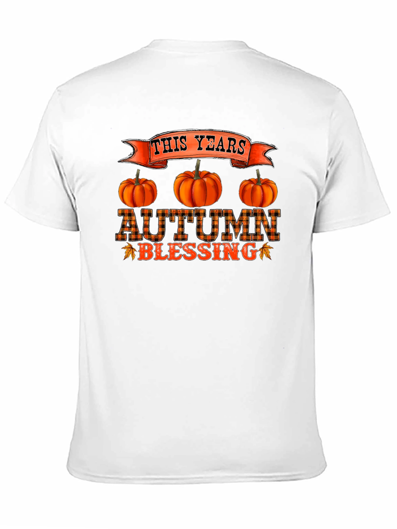 Autumn Blessing Black T-Shirt