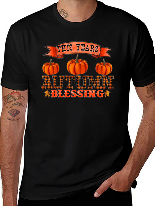 Autumn Blessing Black T-Shirt