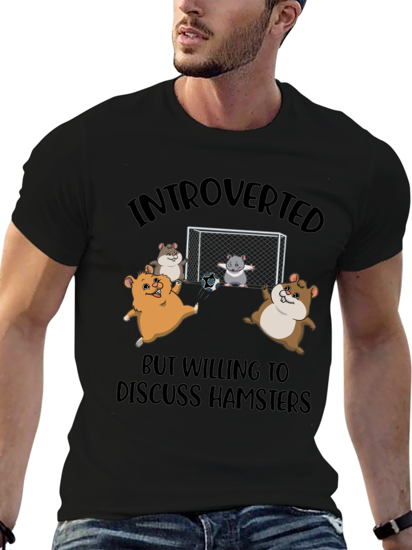 Introverted Hamsters Soccer T-Shirt