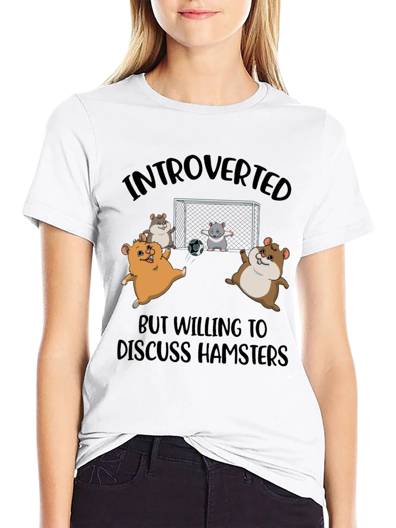 Introverted Hamsters Soccer T-Shirt