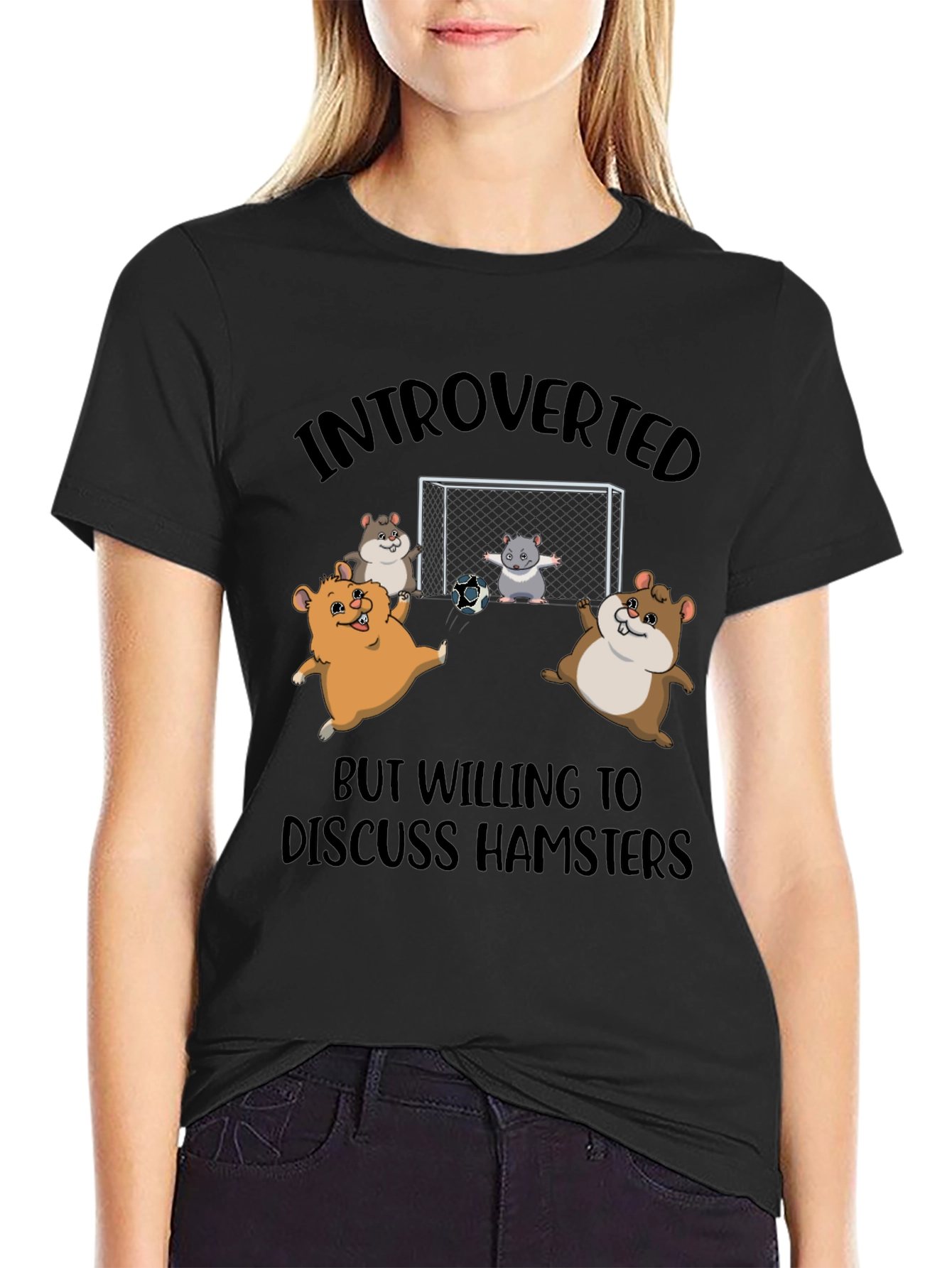 Introverted Hamsters Soccer T-Shirt
