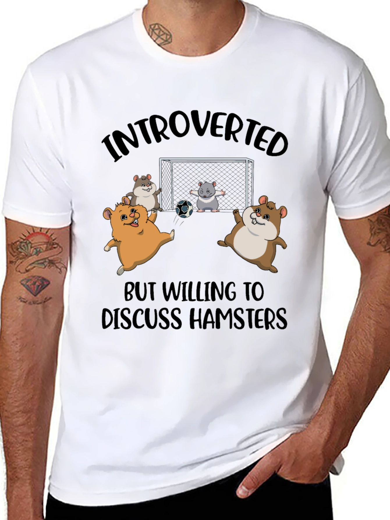 Introverted Hamsters Soccer T-Shirt