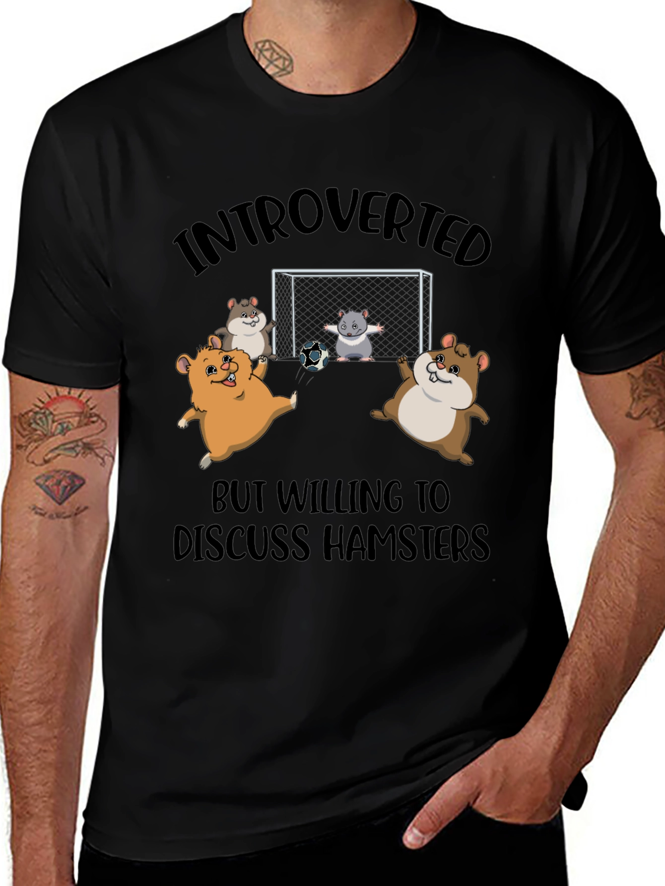 Introverted Hamsters Soccer T-Shirt