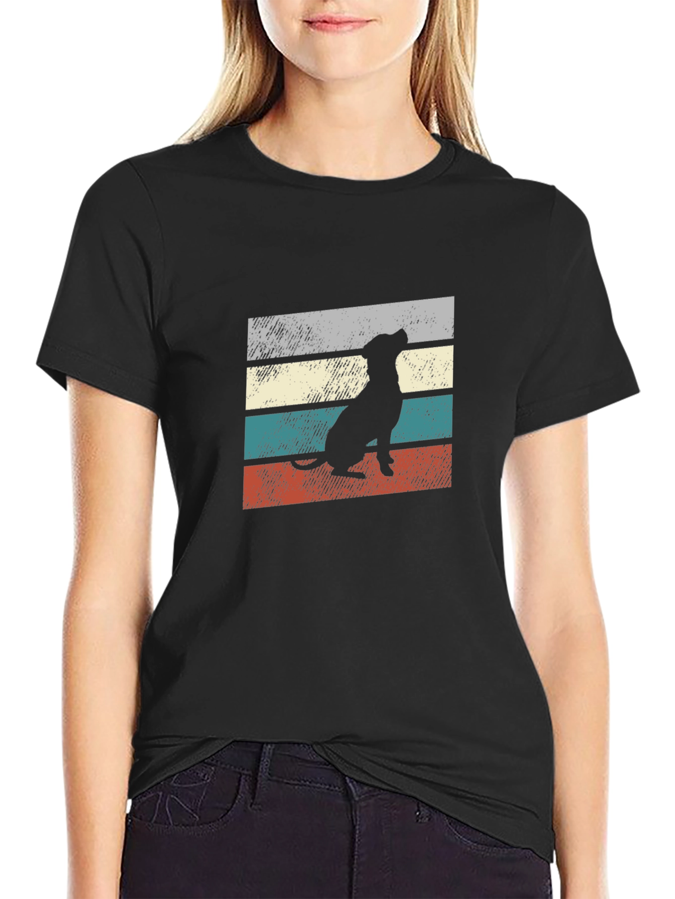 Retro Dog Silhouette Tee