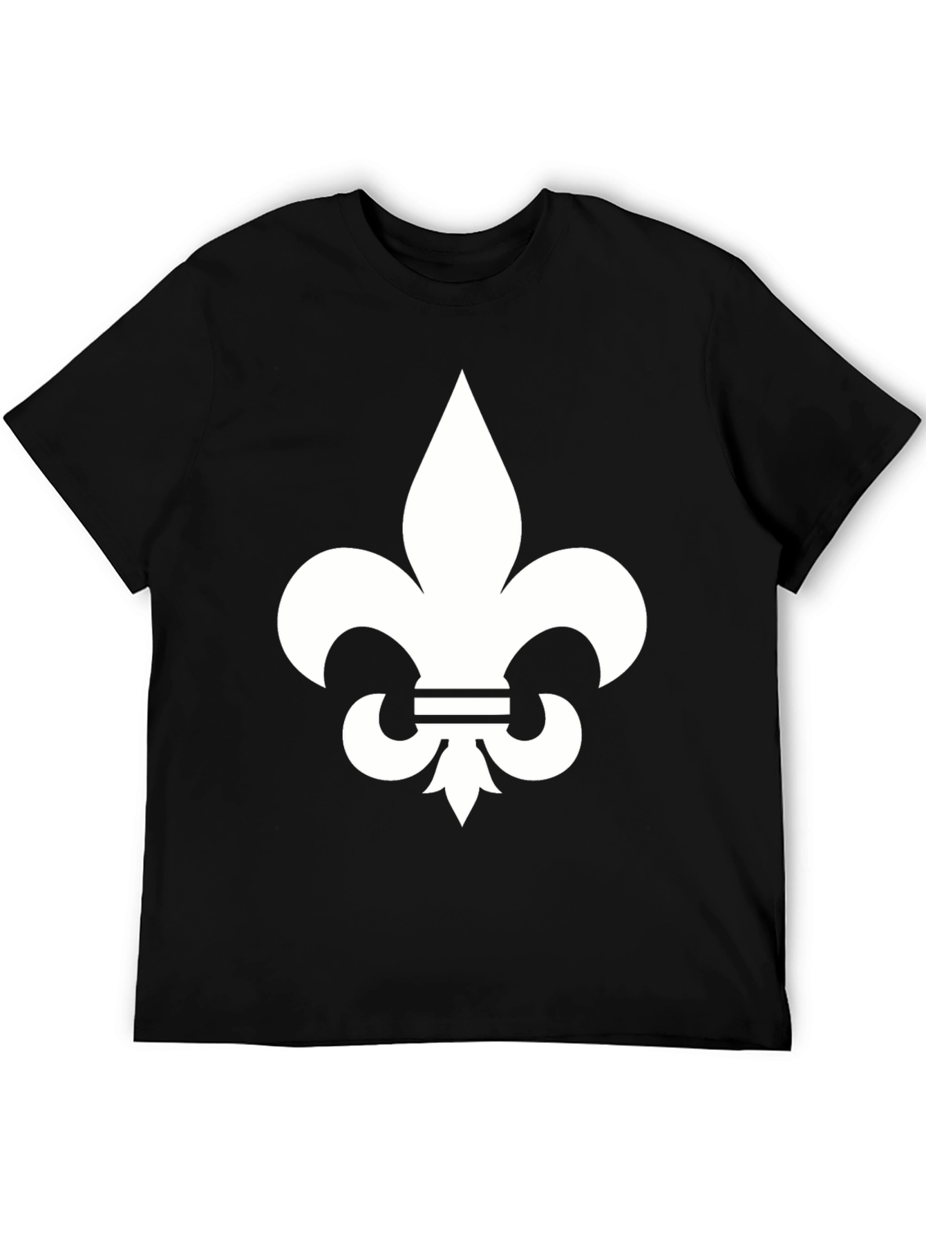 Fleur-de-lis Graphic Tee - Unisex Black T-Shirt