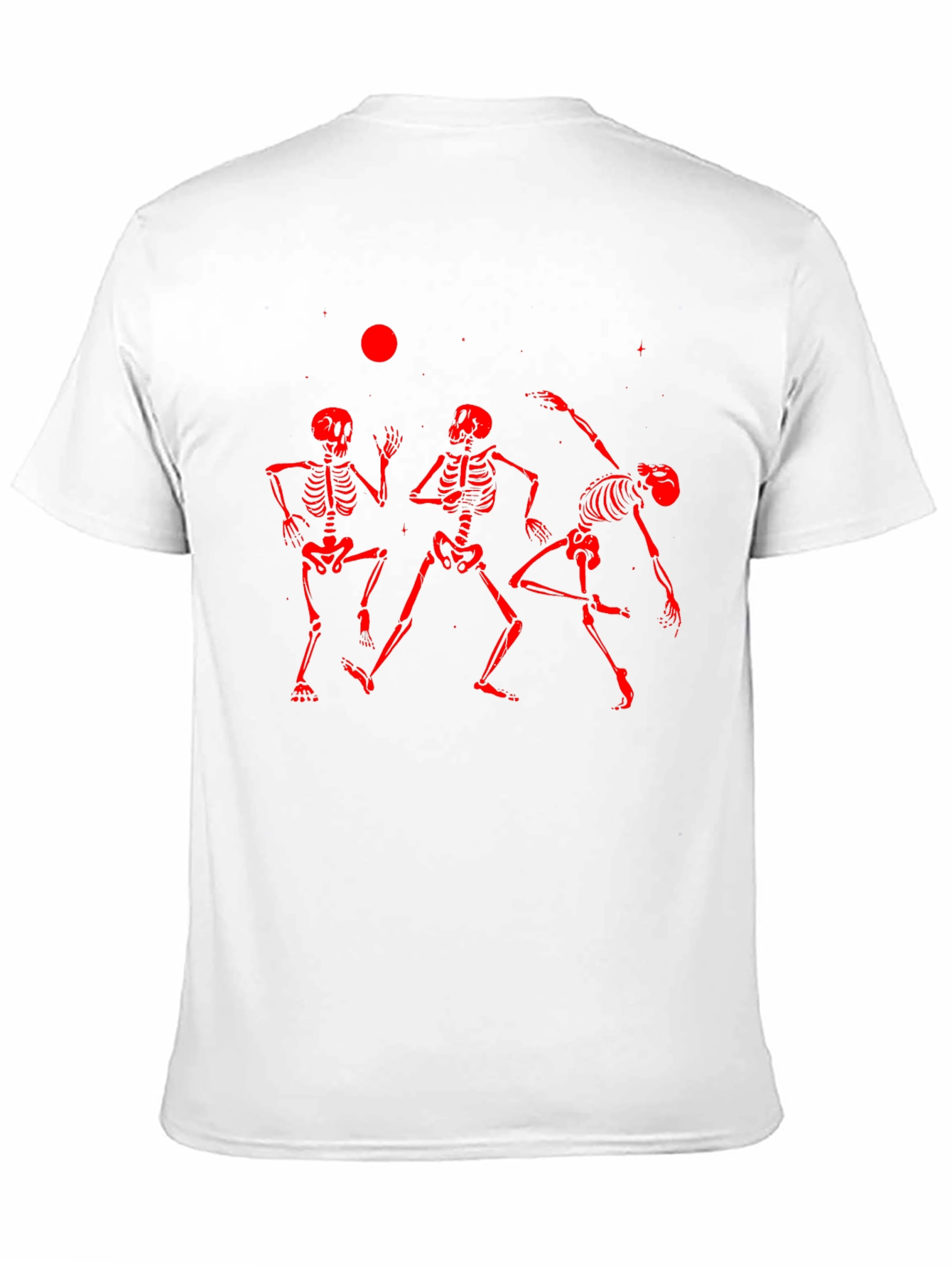 Dancing Skeletons Graphic Tee - Black