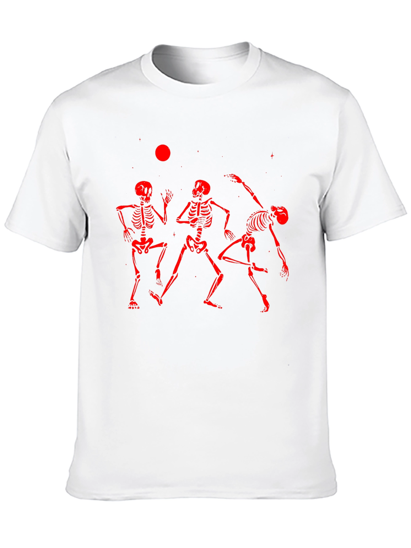 Dancing Skeletons Graphic Tee - Black