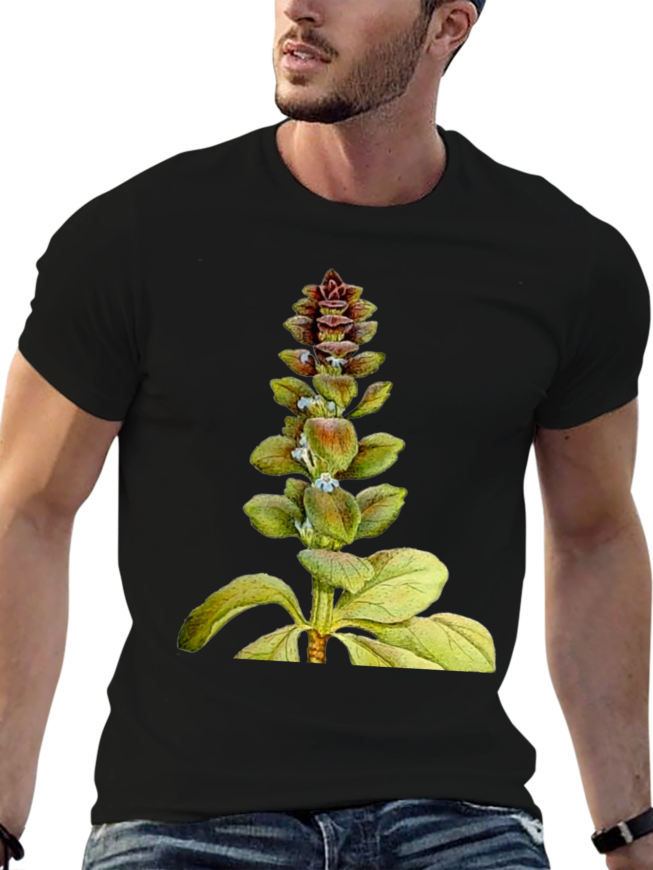 Botanical Plant Graphic T-Shirt