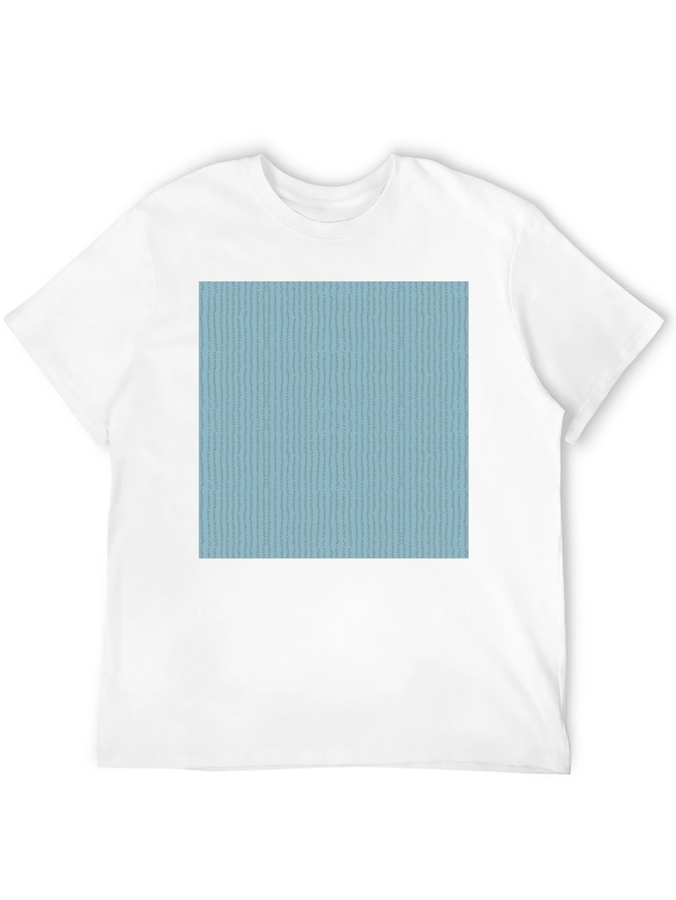Modern Patterned T-Shirt - Casual Black Tee