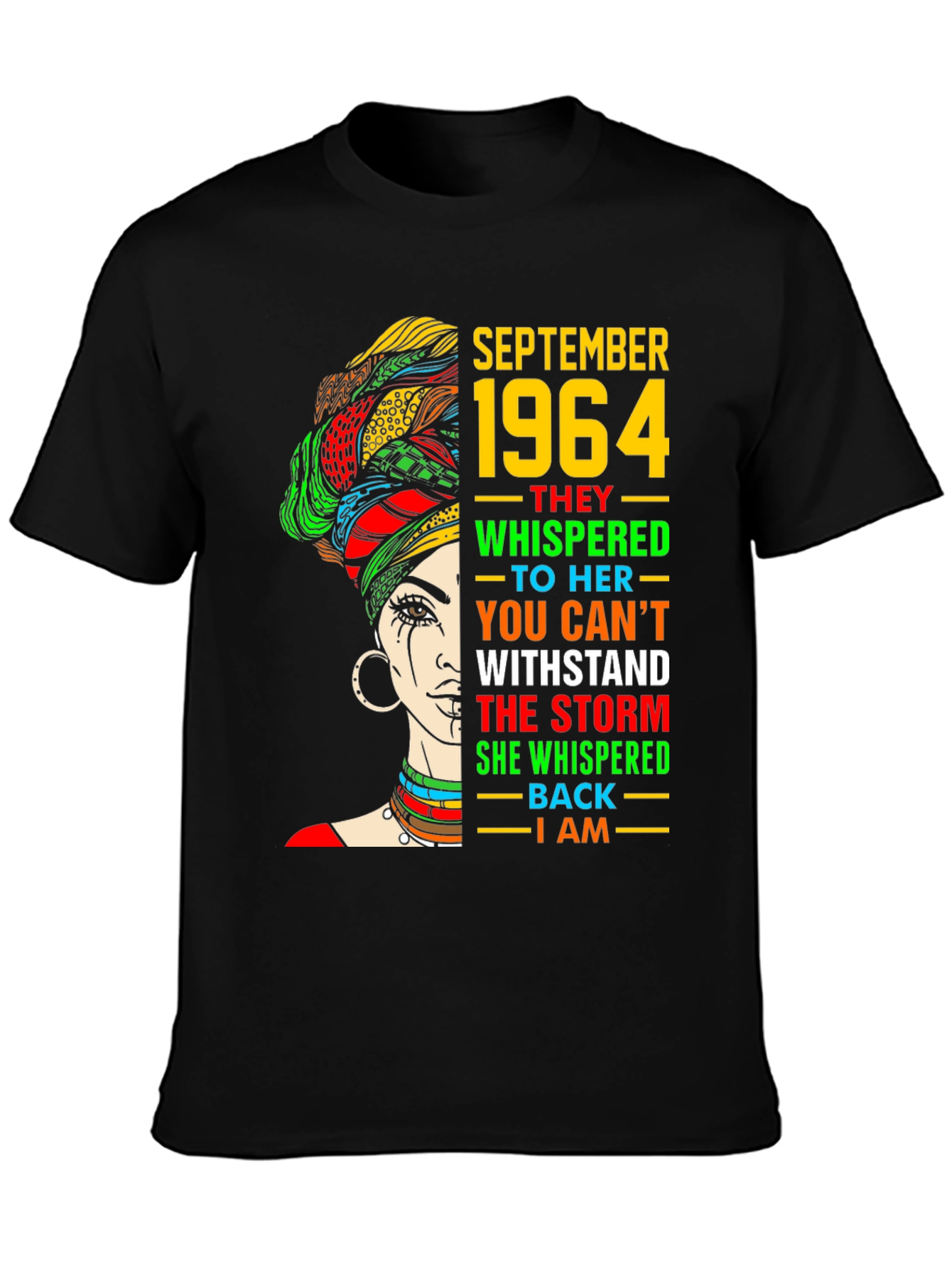 September 1964 Queen T-Shirt - Black History Month