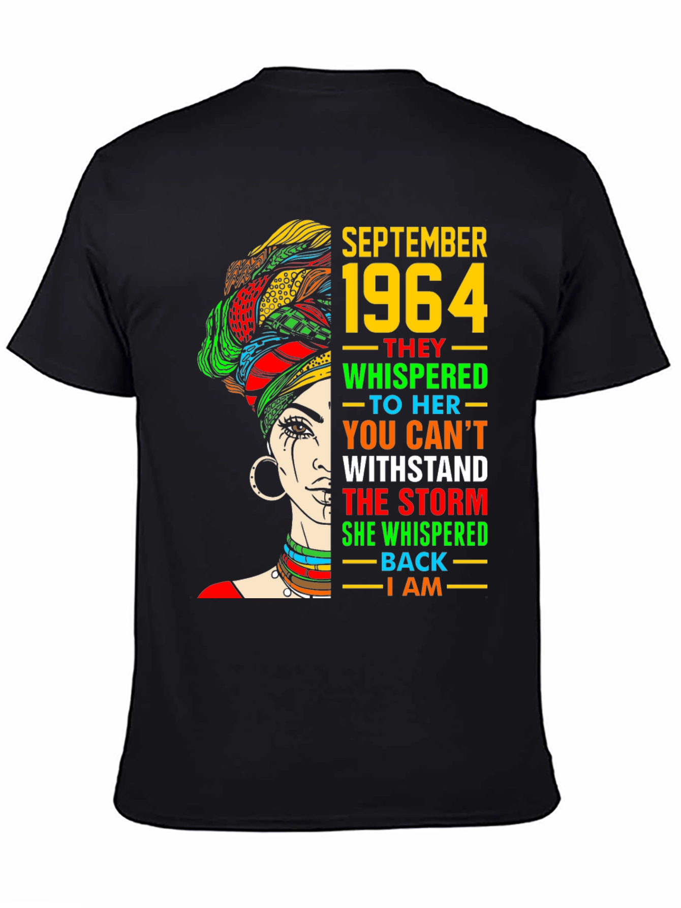 September 1964 Queen T-Shirt - Black History Month