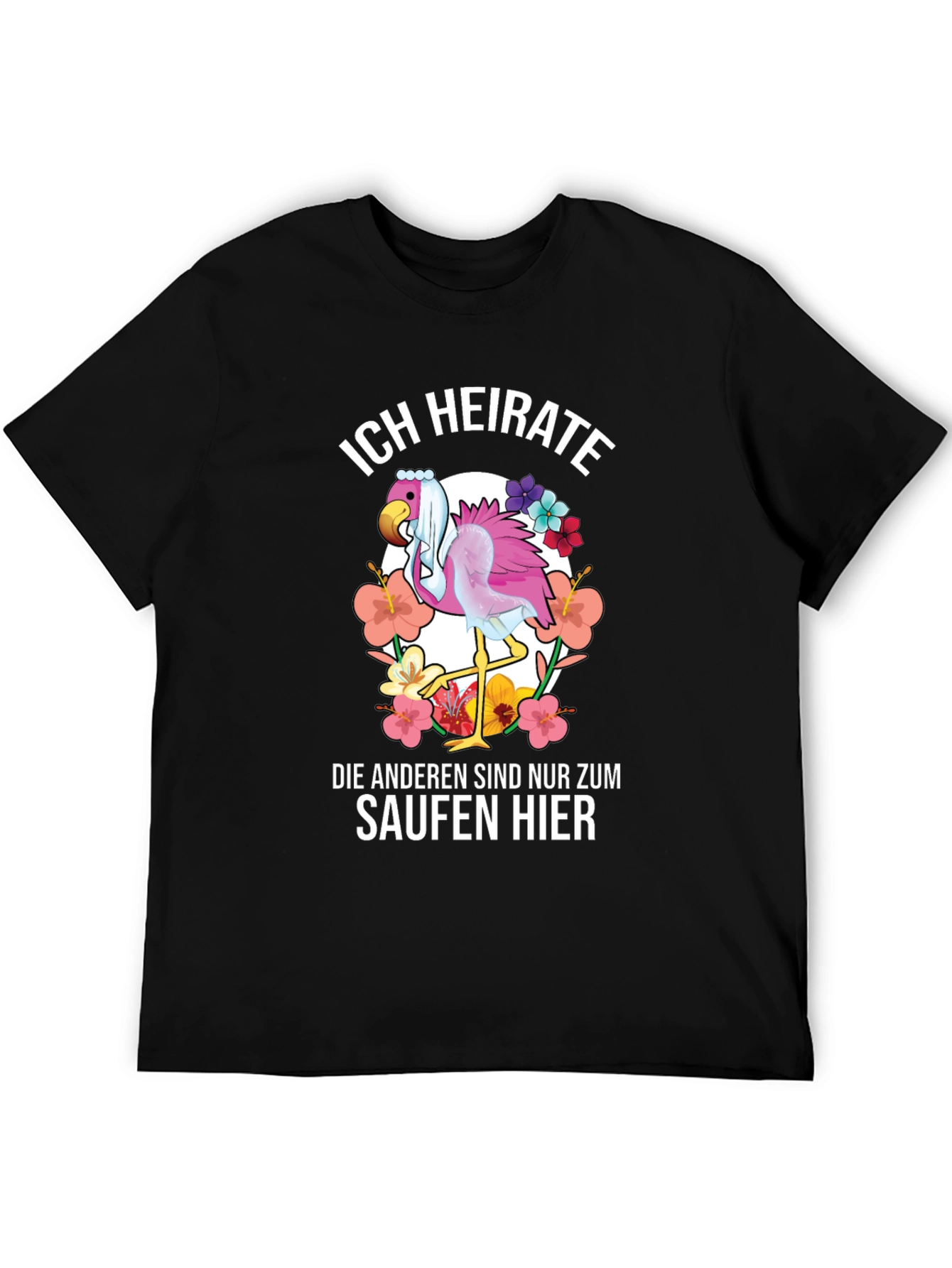 Funny Flamingo Wedding T-Shirt - Im Getting Married