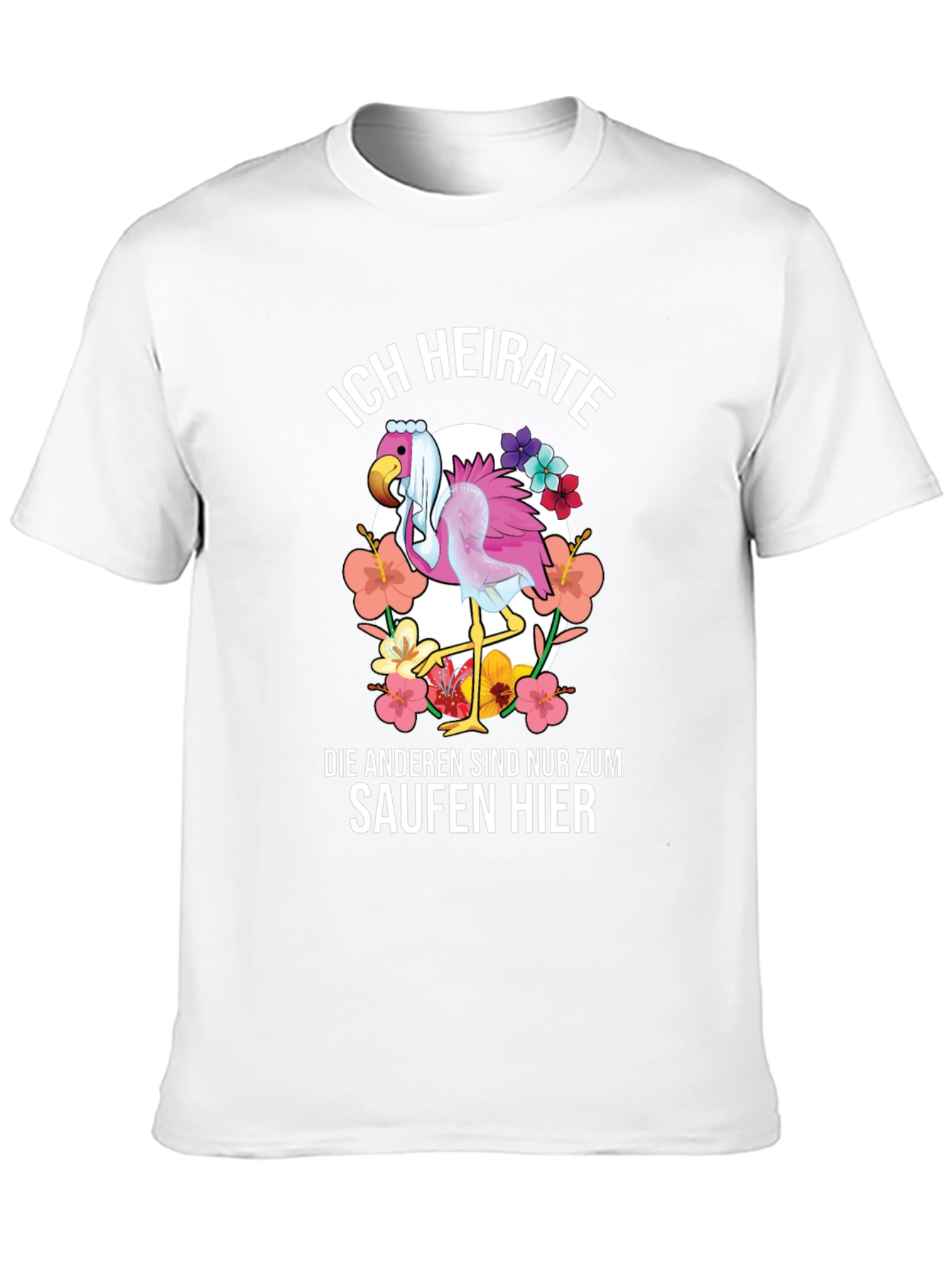 Funny Flamingo Wedding T-Shirt - Im Getting Married