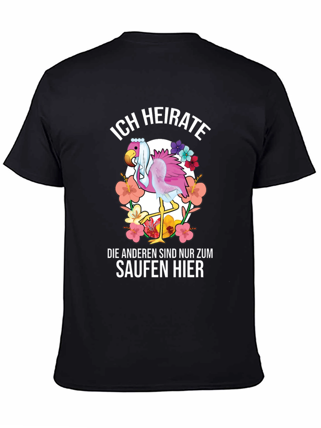 Funny Flamingo Wedding T-Shirt - Im Getting Married