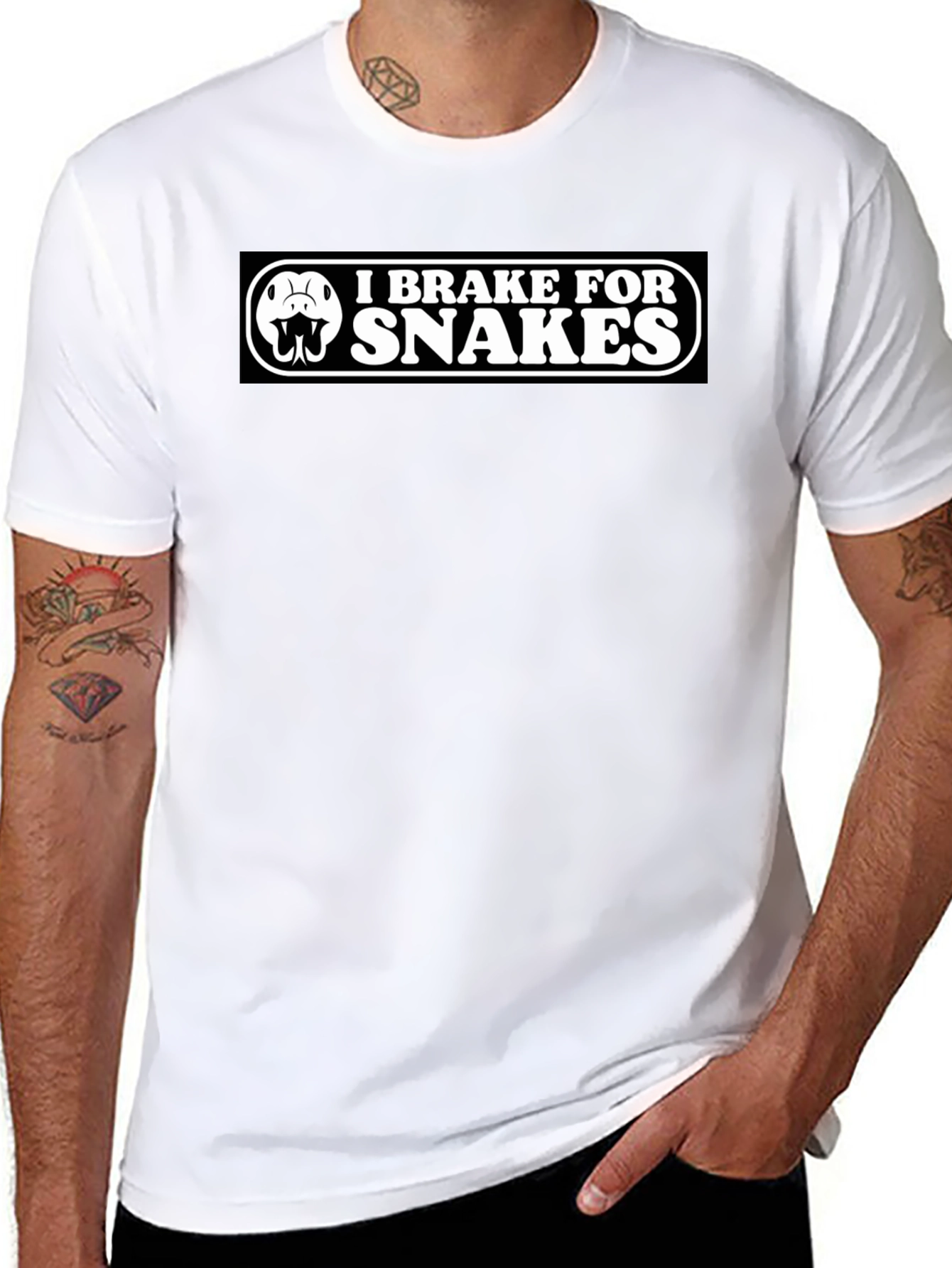 I Brake for Snakes T-Shirt