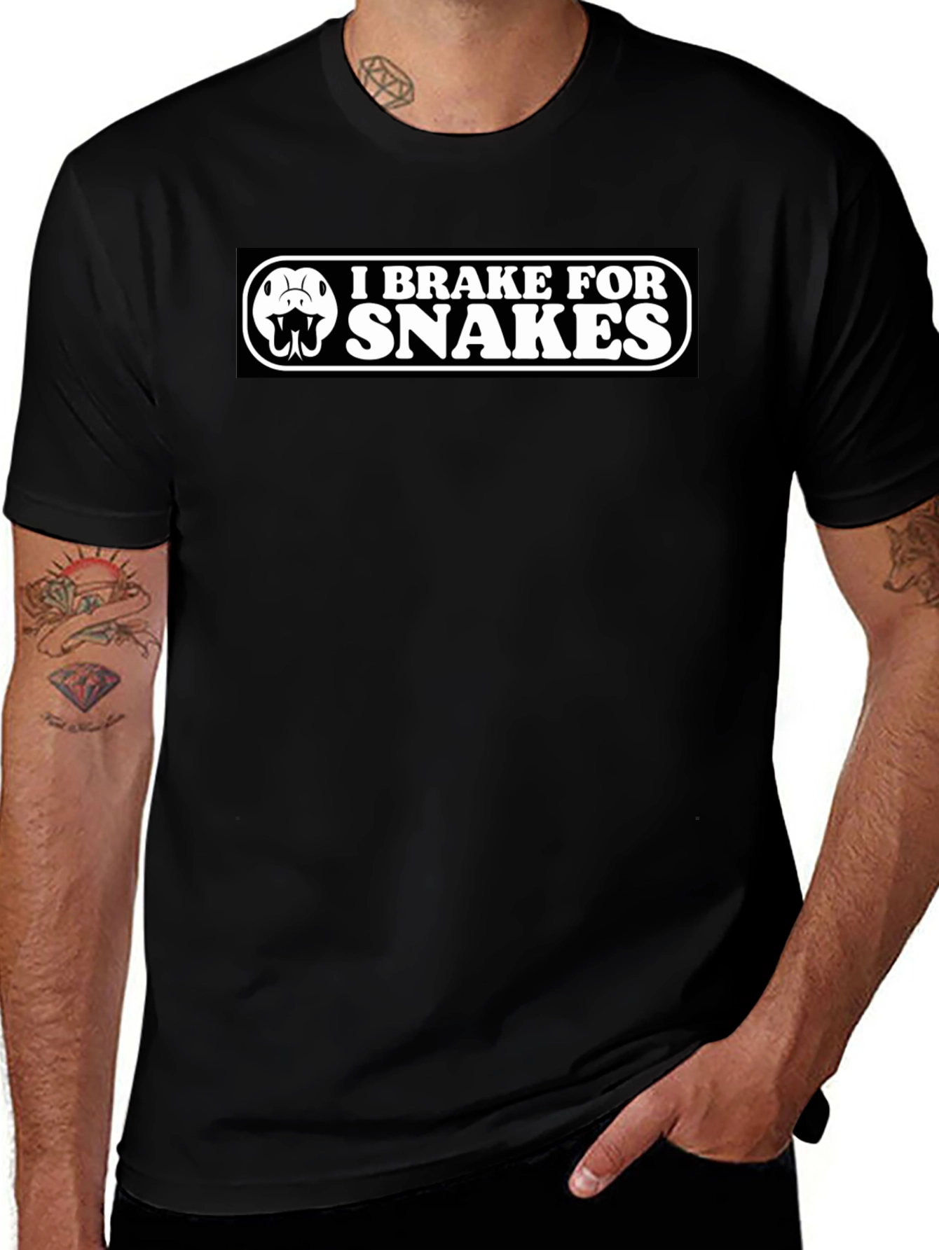 I Brake for Snakes T-Shirt