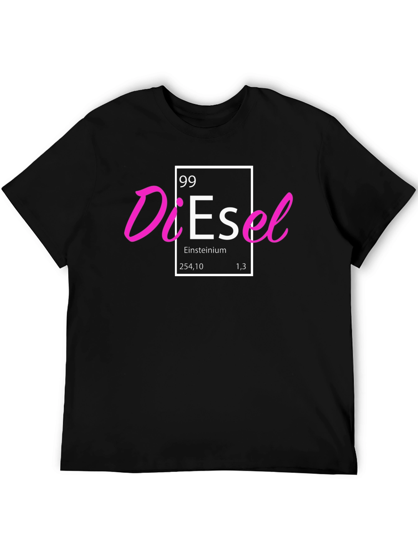 Diesel Einsteinium T-Shirt - Black Cotton Tee