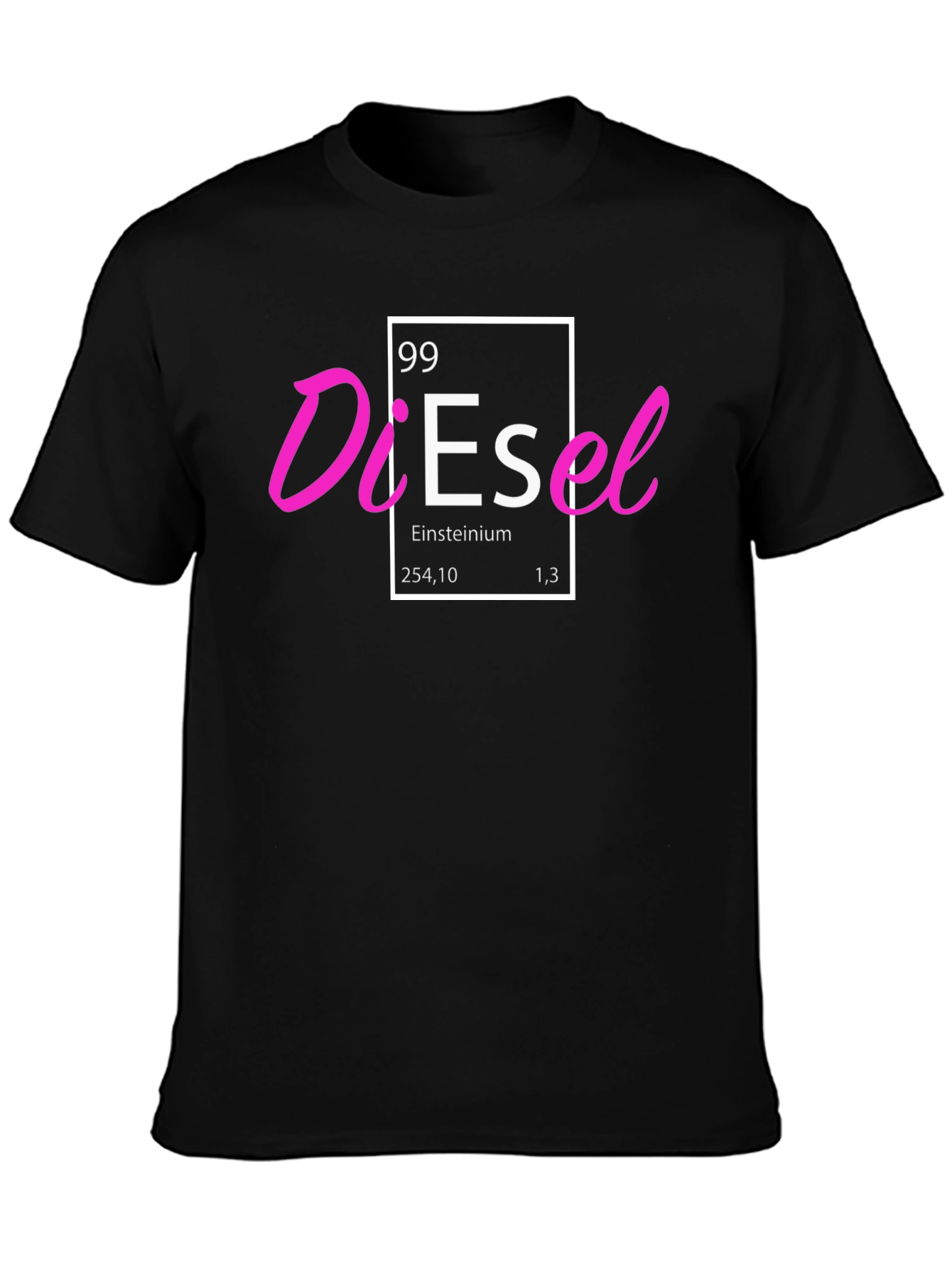 Diesel Einsteinium T-Shirt - Black Cotton Tee