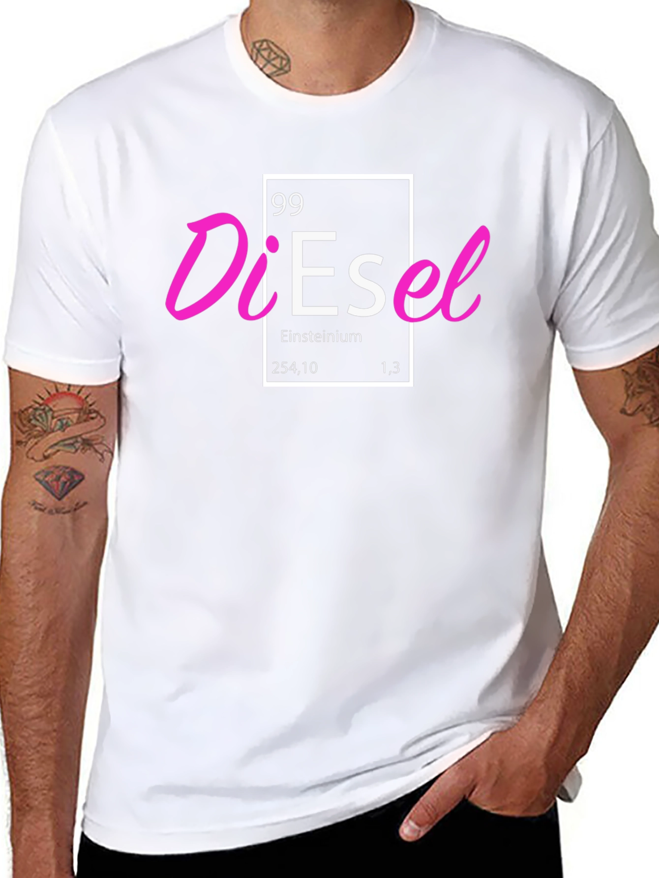 Diesel Einsteinium T-Shirt - Black Cotton Tee