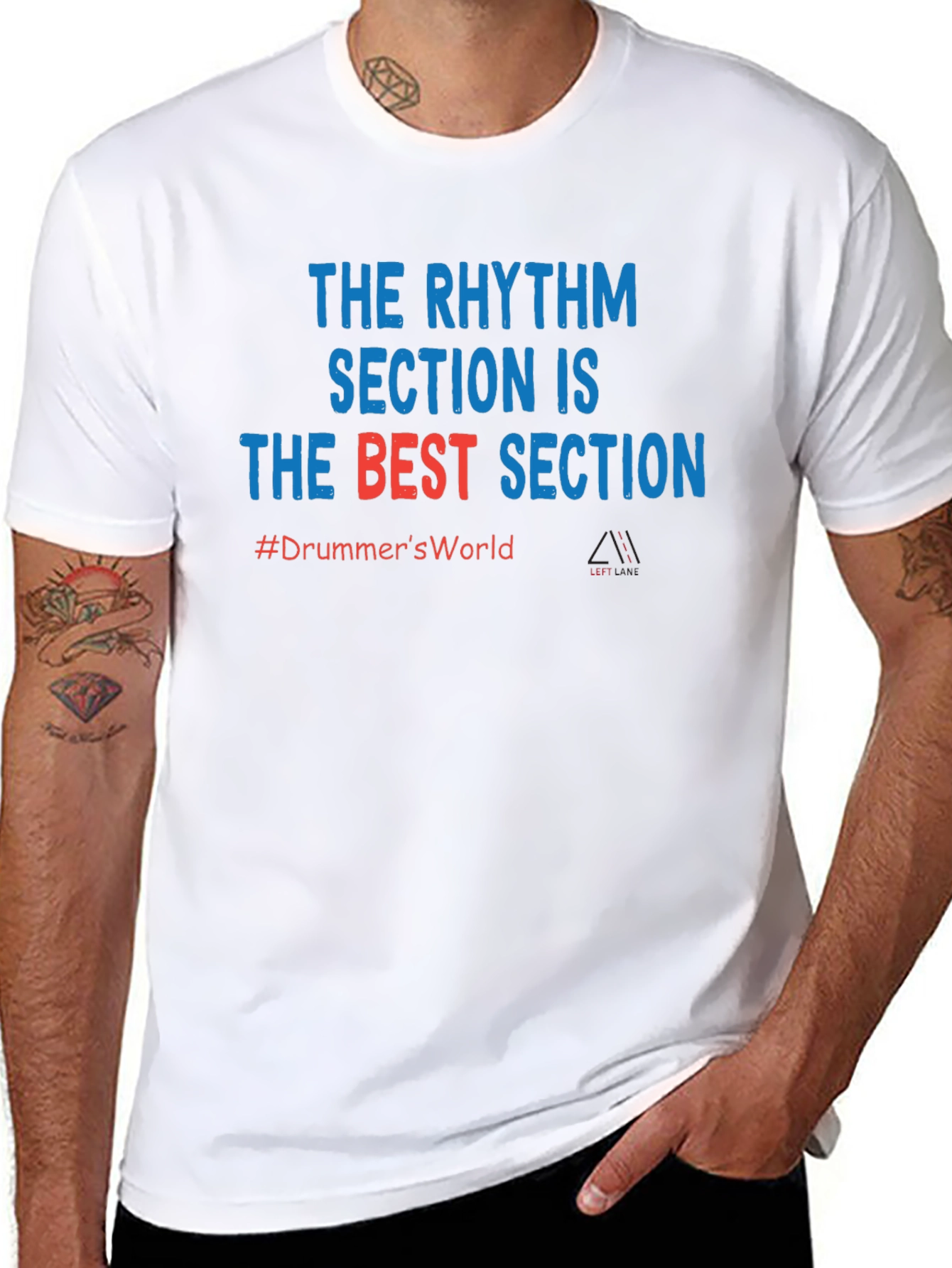 Rhythm Section Drummer Graphic Tee