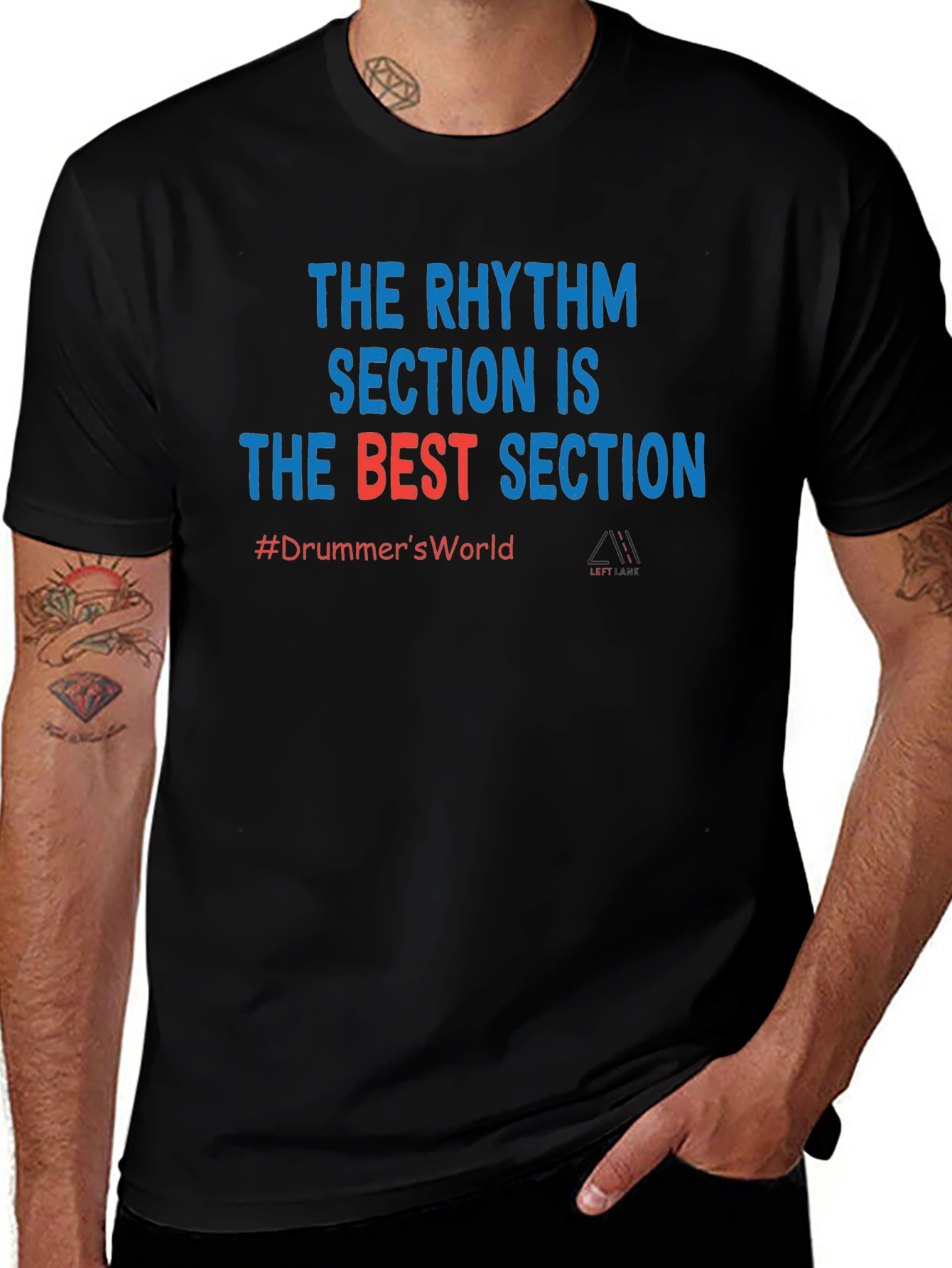Rhythm Section Drummer Graphic Tee