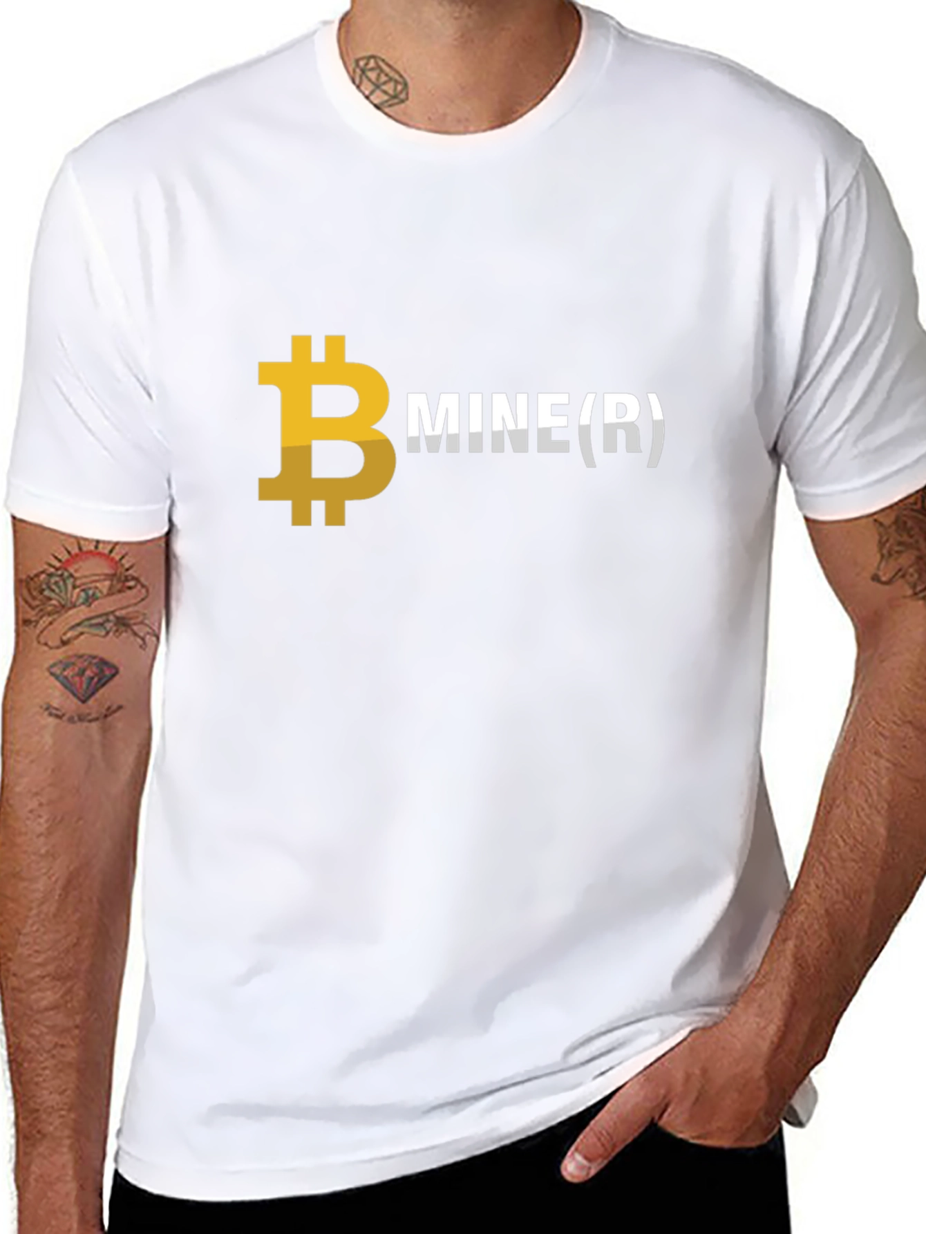 Bitcoin Mining Graphic Tee - Crypto Miner T-Shirt