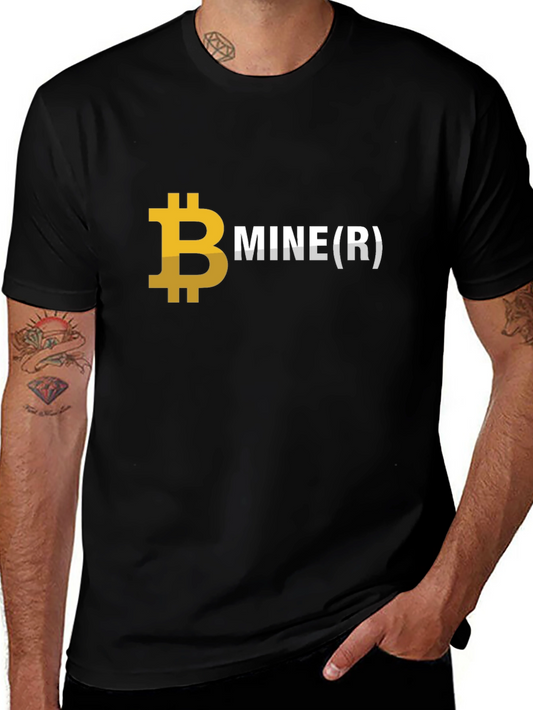 Bitcoin Mining Graphic Tee - Crypto Miner T-Shirt