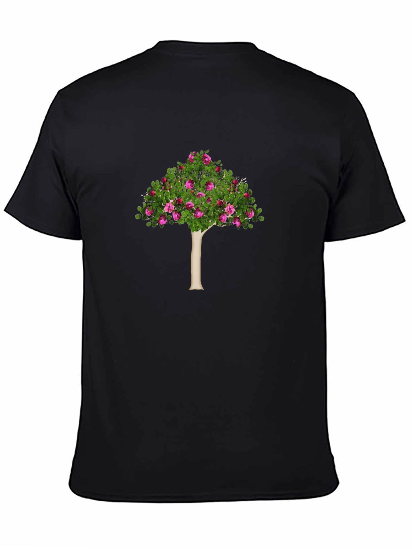 Floral Tree Graphic Tee - Stylish Nature Design